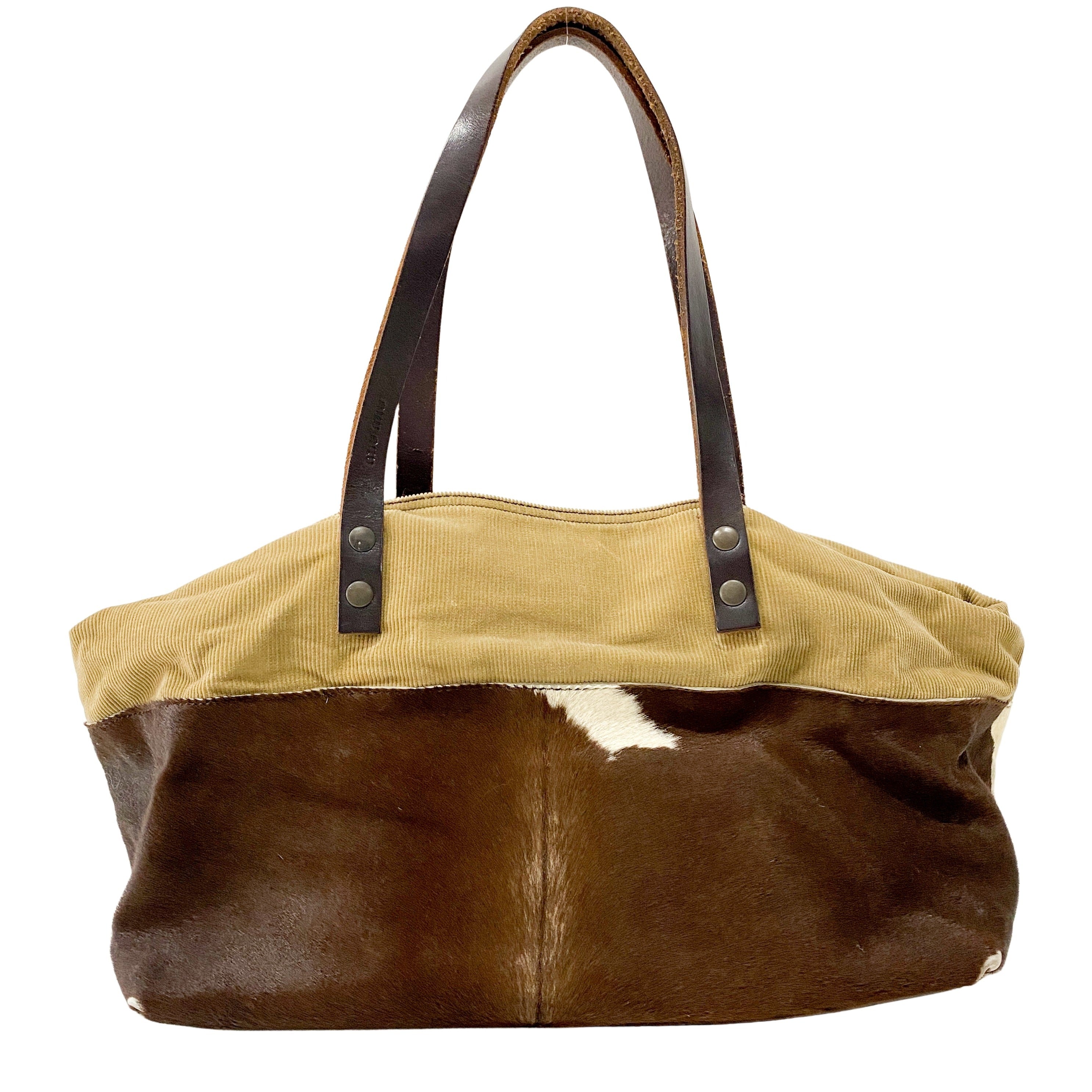 Archive Brown Pony Hair Shoulder Bag