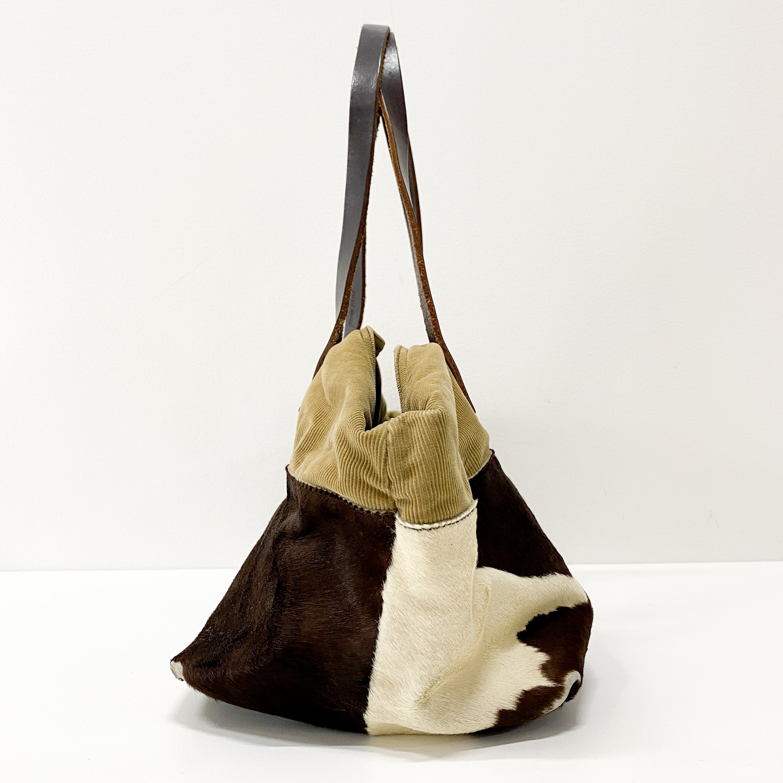 Archive Brown Pony Hair Shoulder Bag