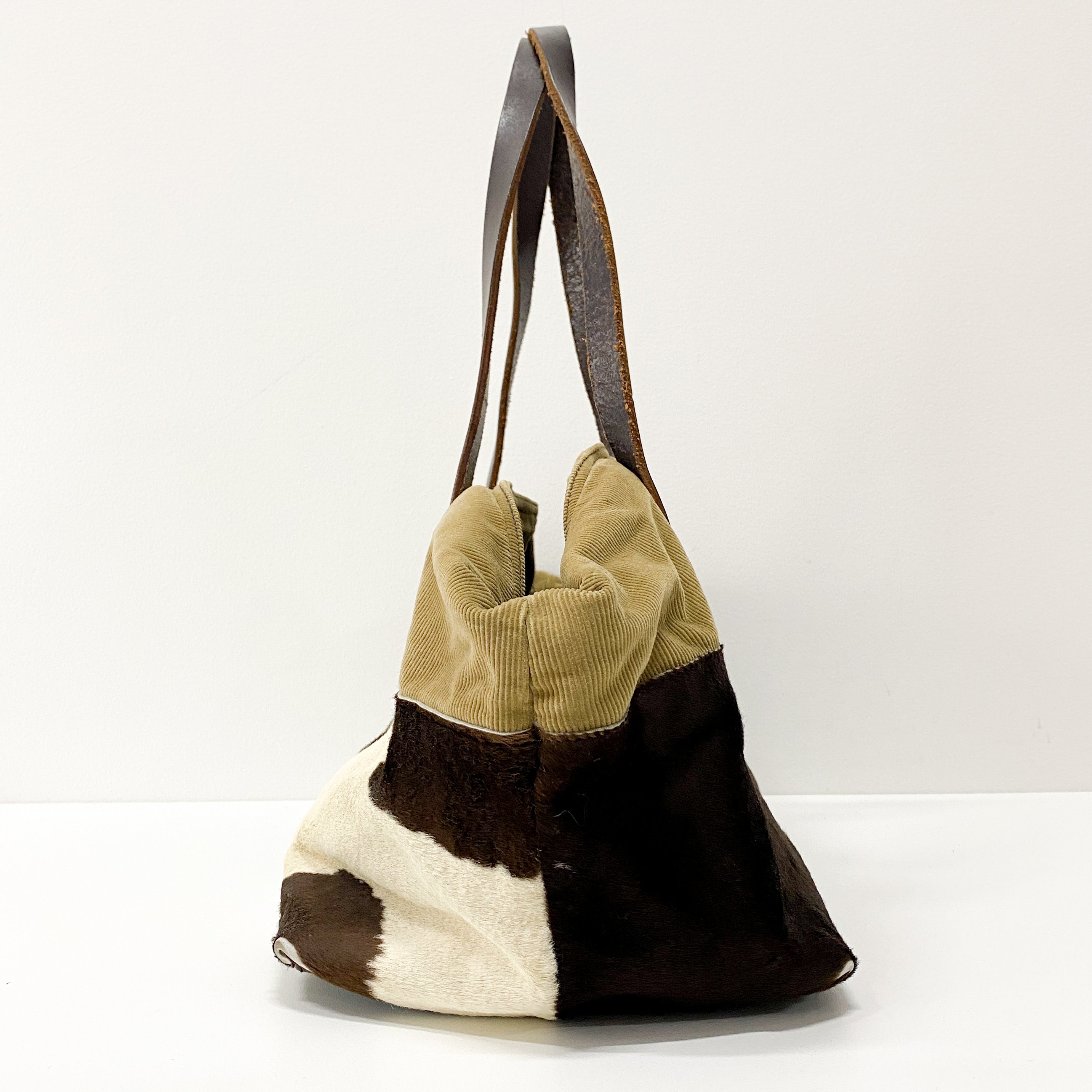 Archive Brown Pony Hair Shoulder Bag