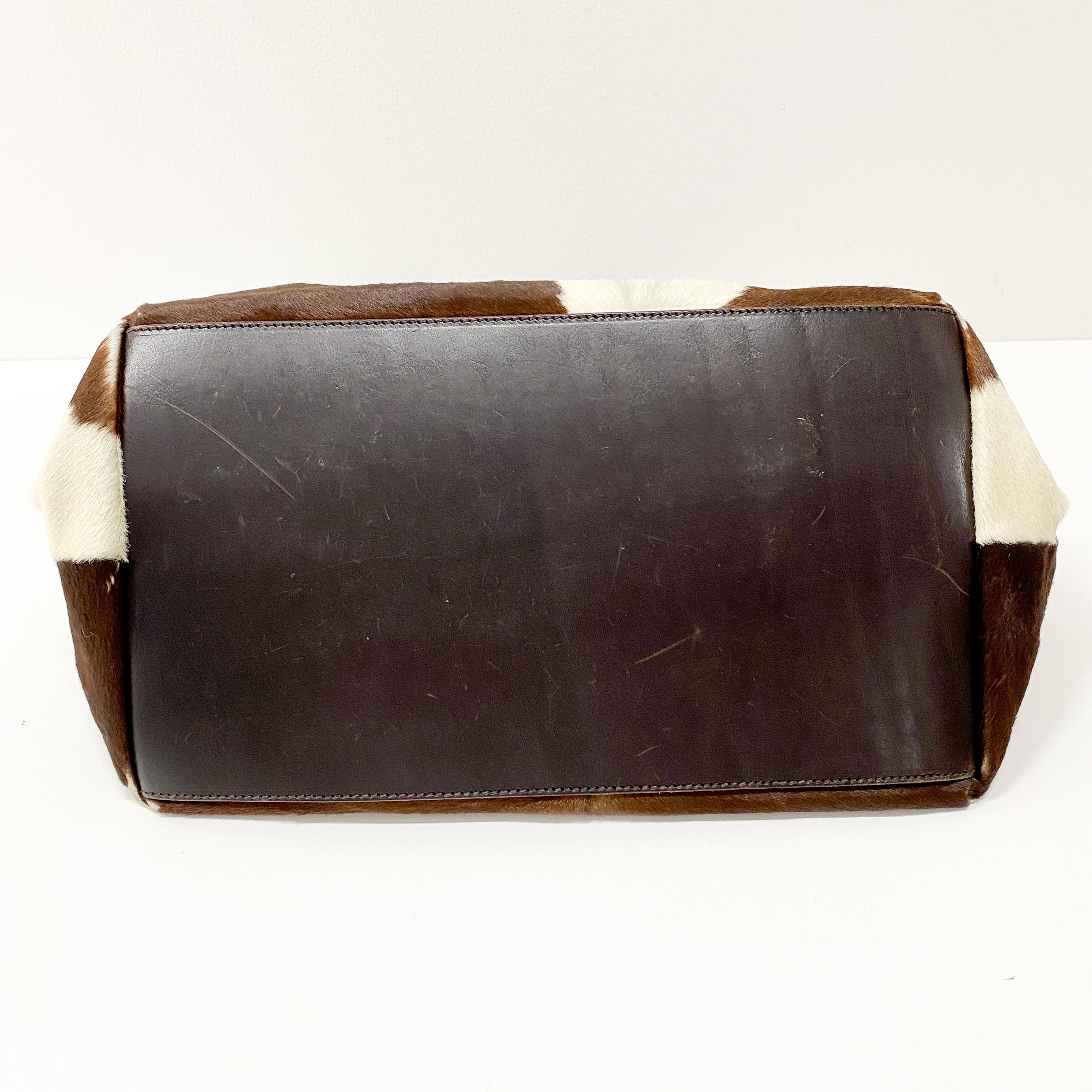 Archive Brown Pony Hair Shoulder Bag