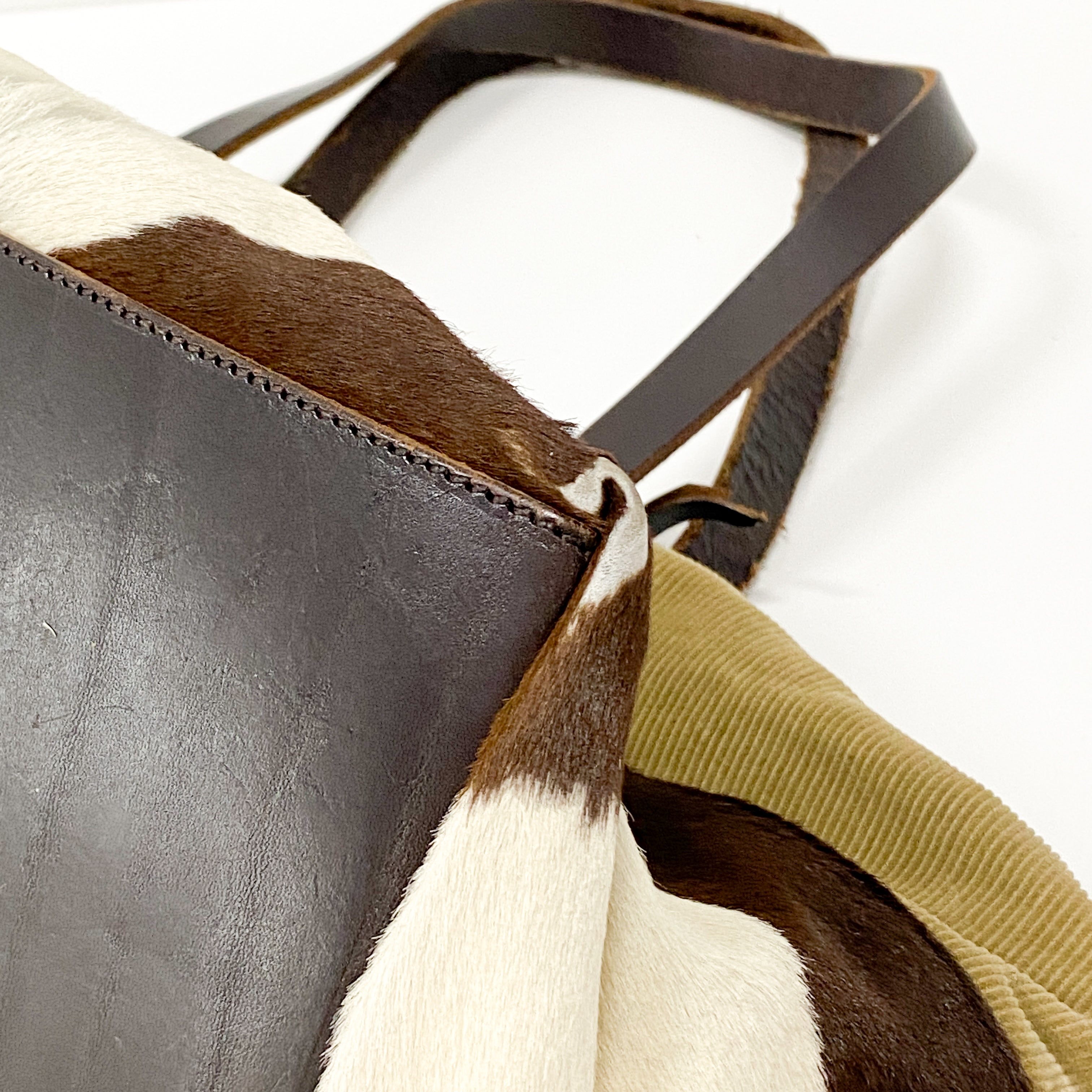 Archive Brown Pony Hair Shoulder Bag