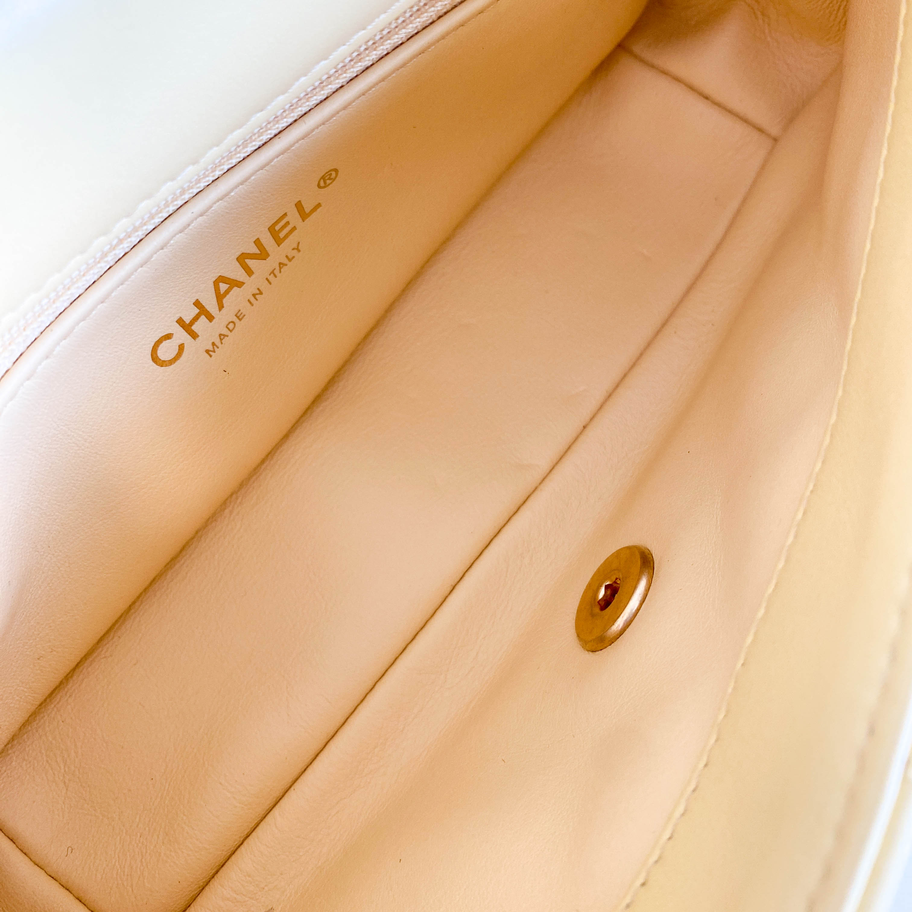 Yello Quilted Lamb Leather Chain Top Handle Crossbody Bag