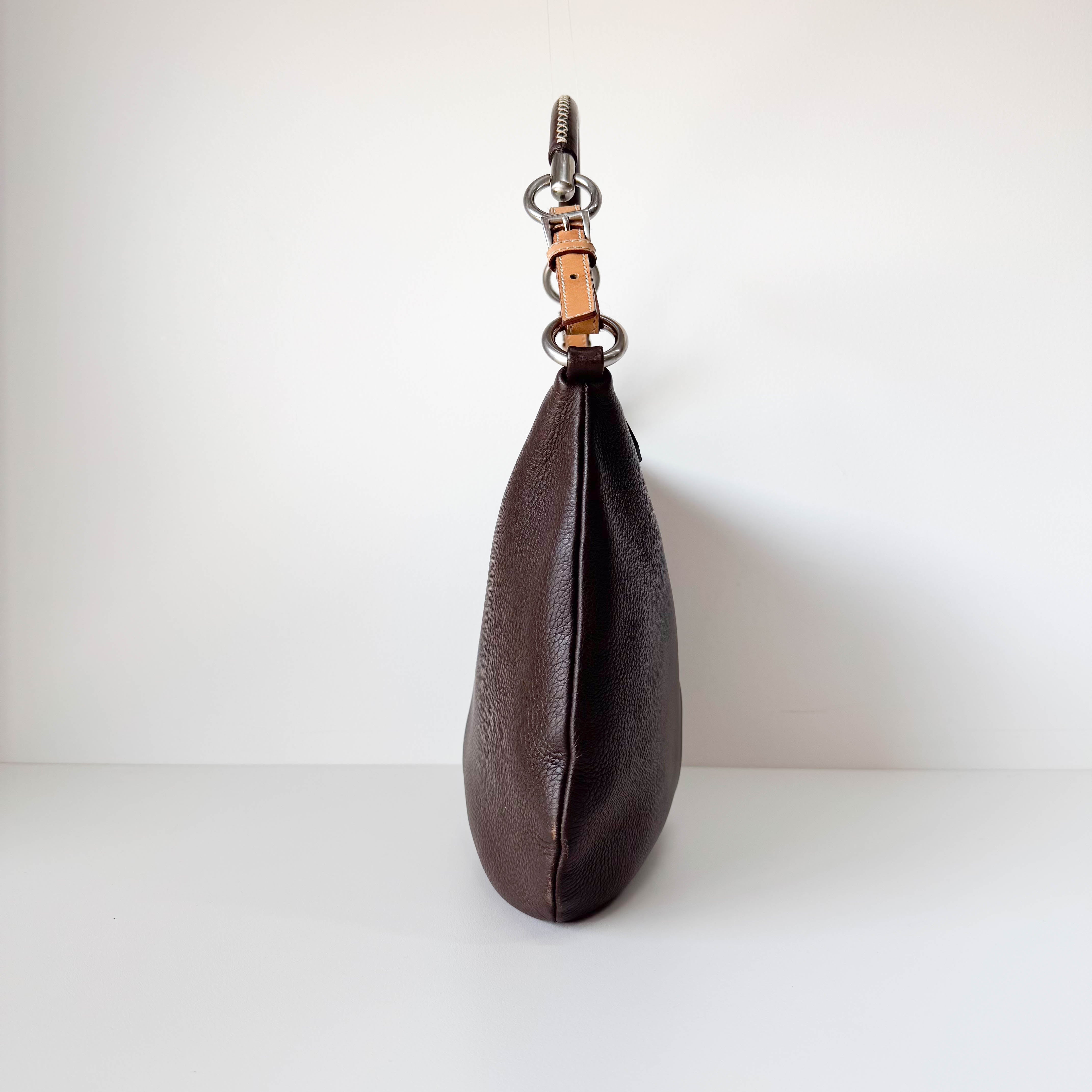 Brown Leather Shoulder Bag