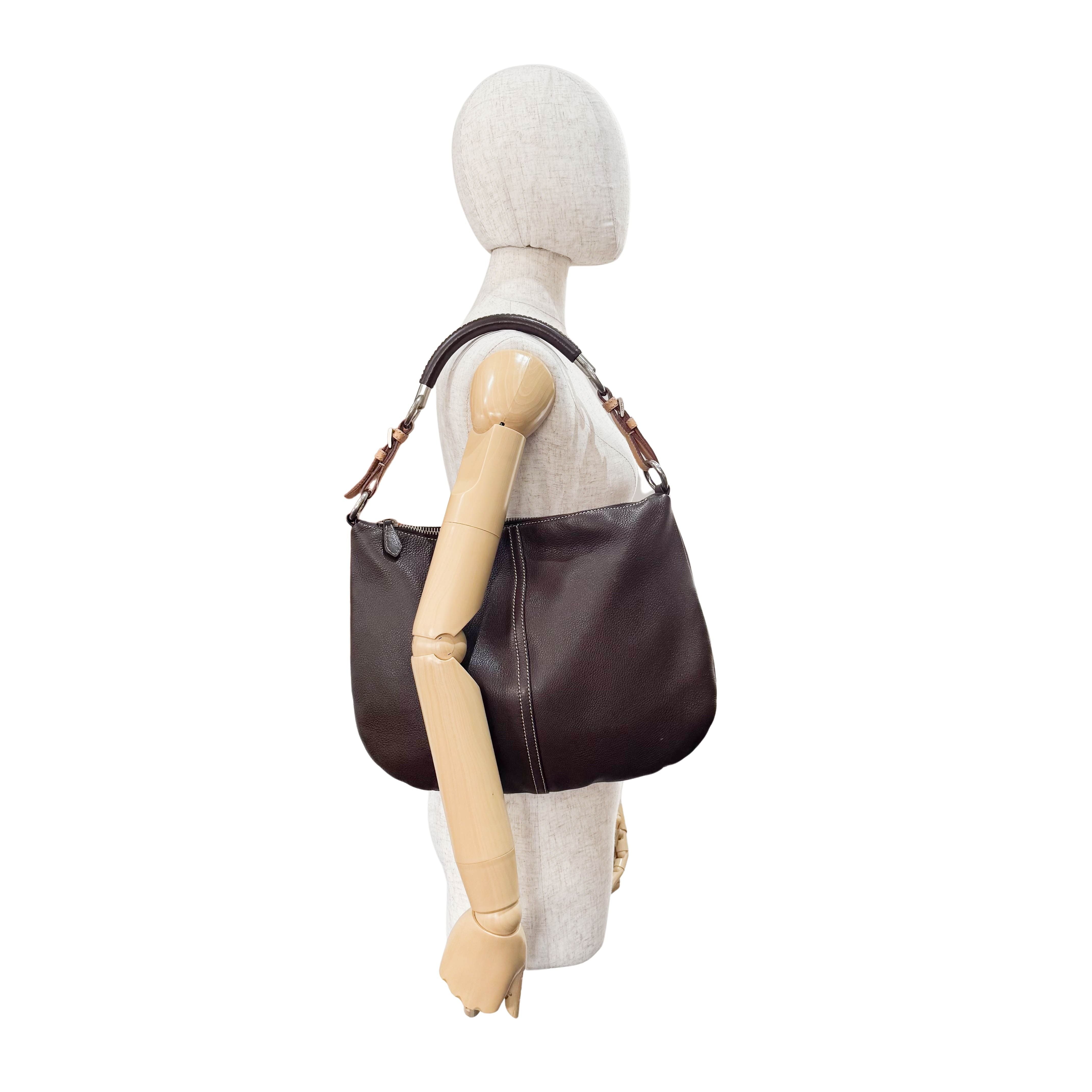 Brown Leather Shoulder Bag
