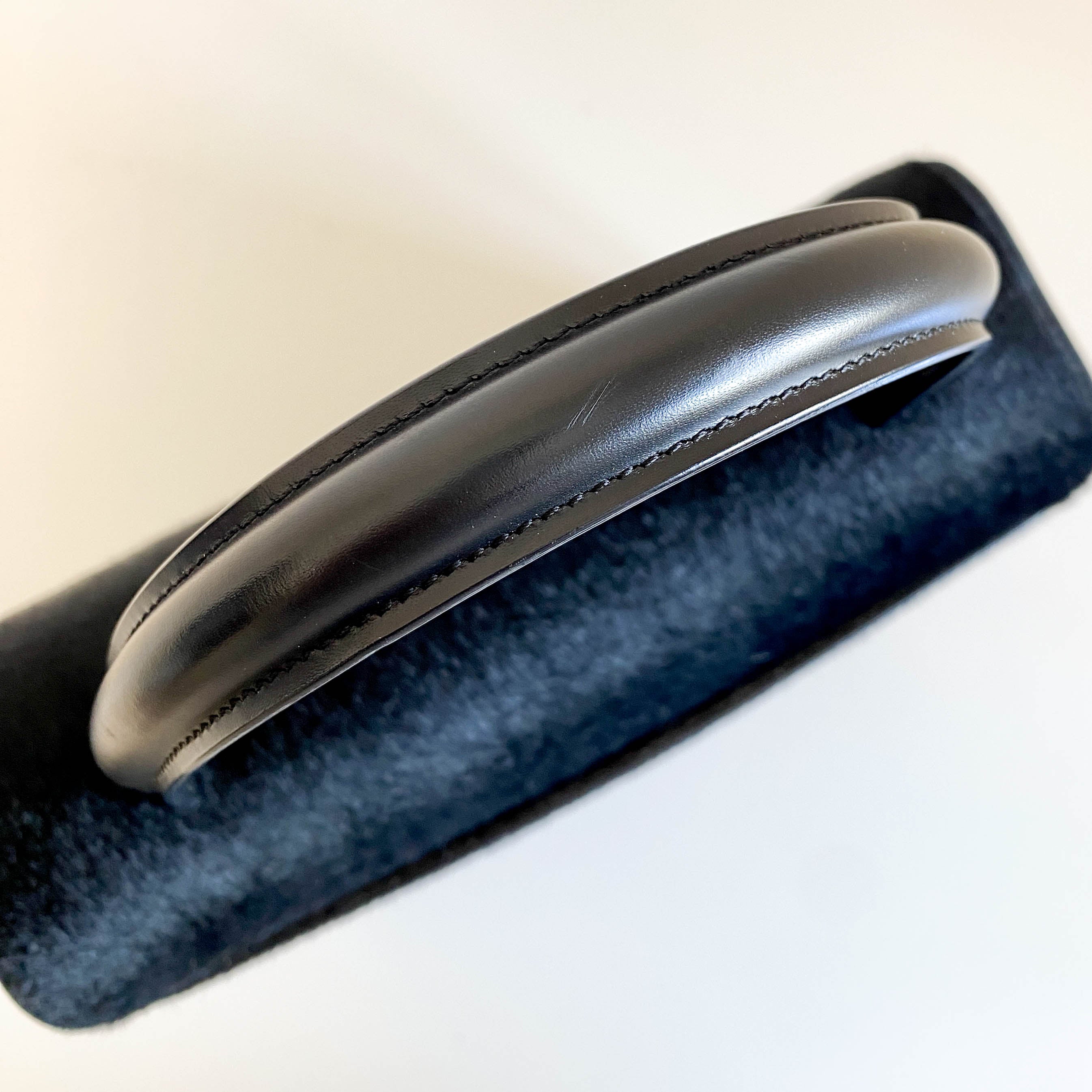 Panthère Black Pony Haire Top Handle Bag