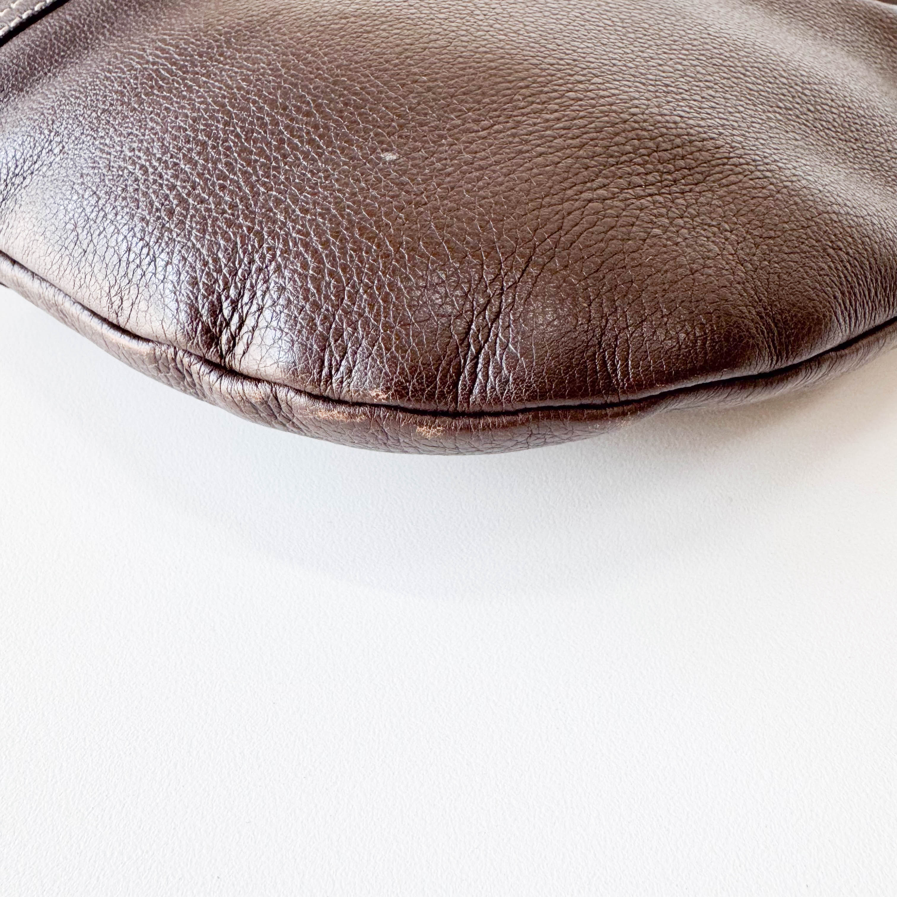 Brown Leather Shoulder Bag