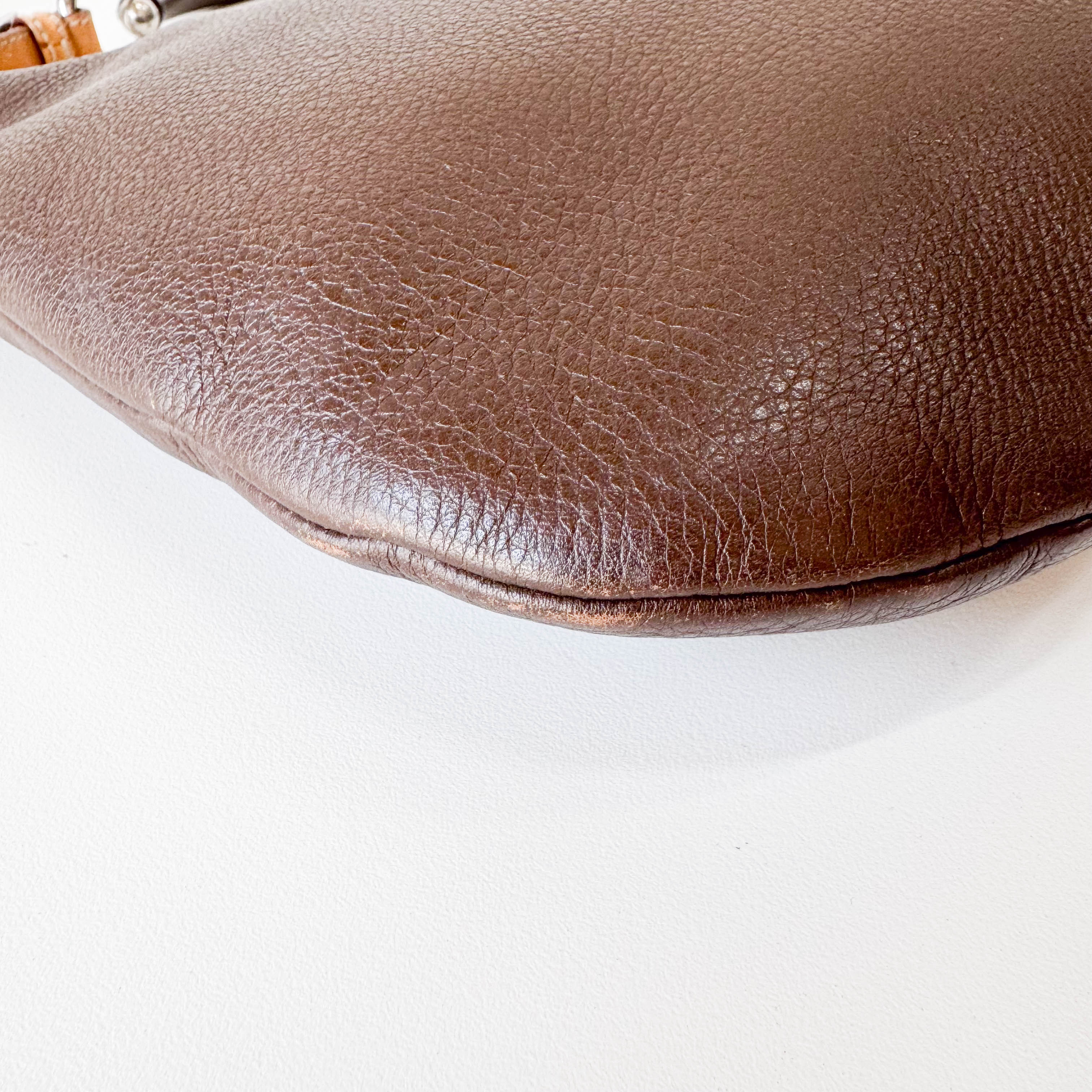 Brown Leather Shoulder Bag