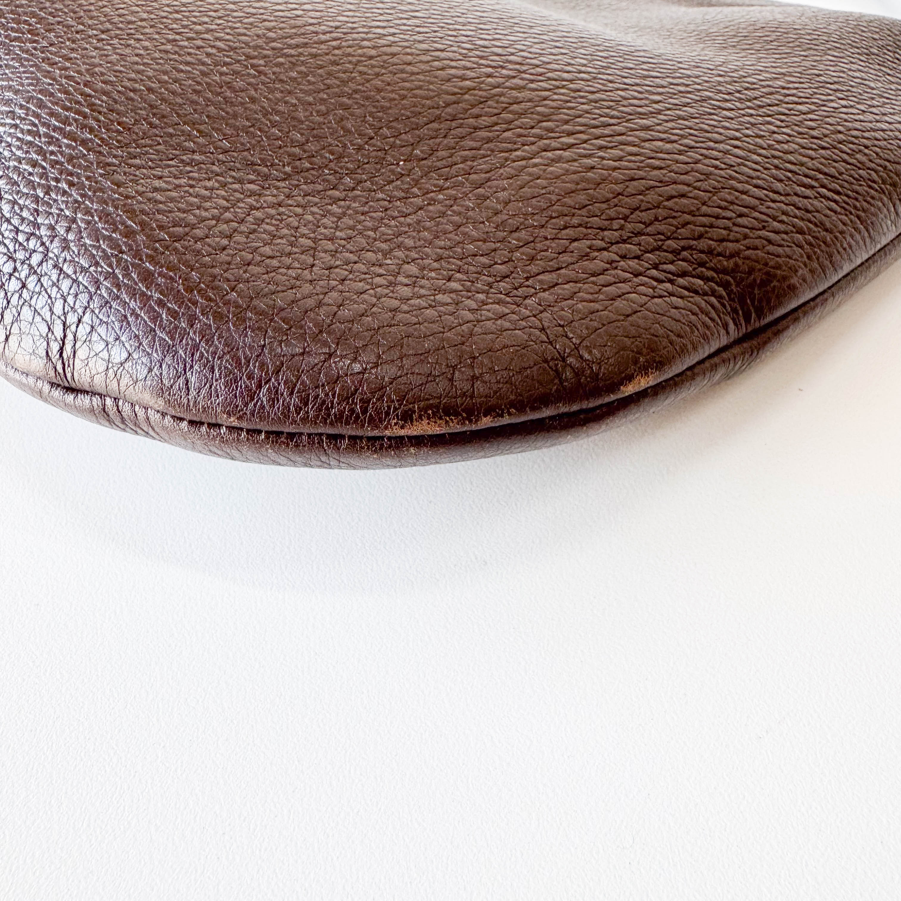 Brown Leather Shoulder Bag