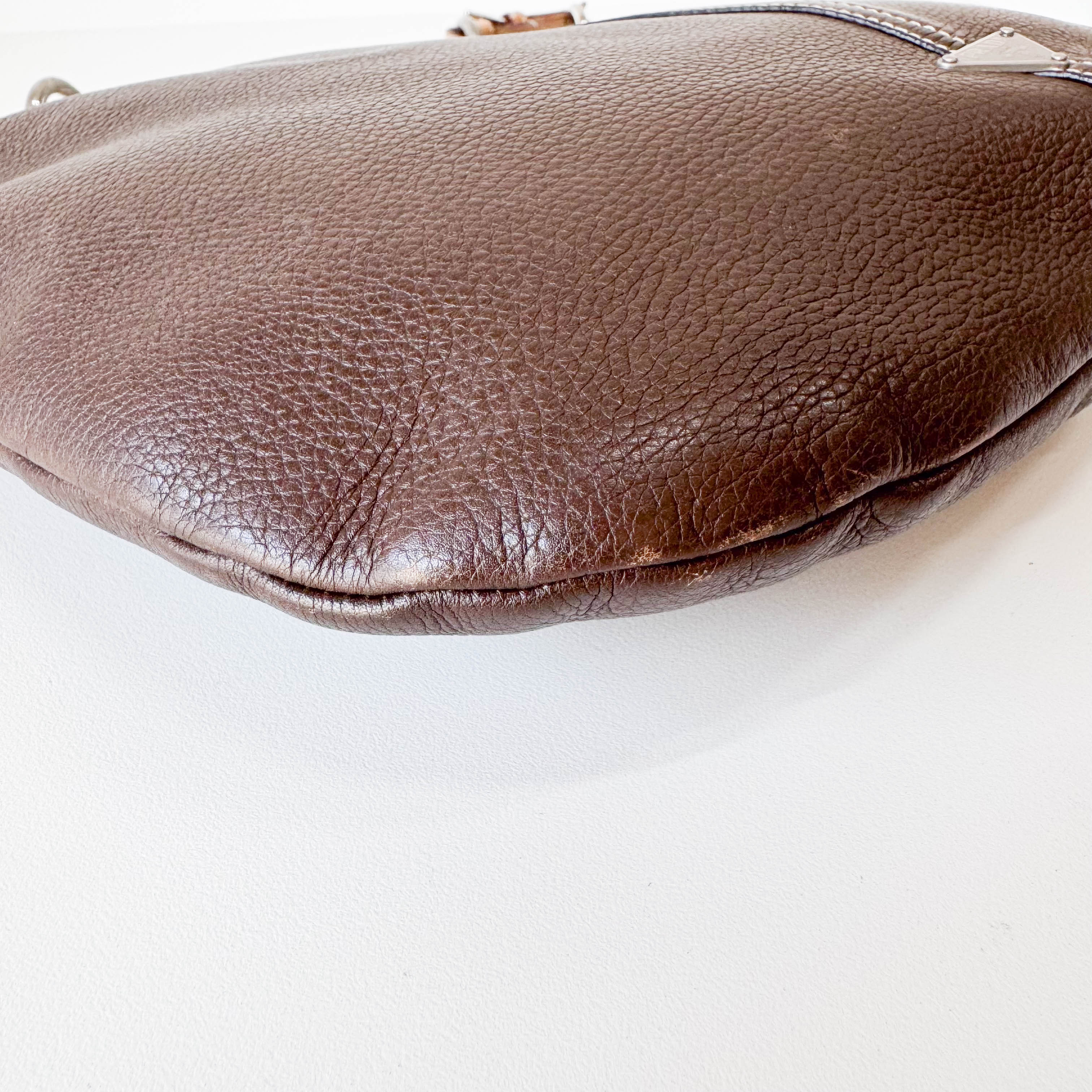 Brown Leather Shoulder Bag