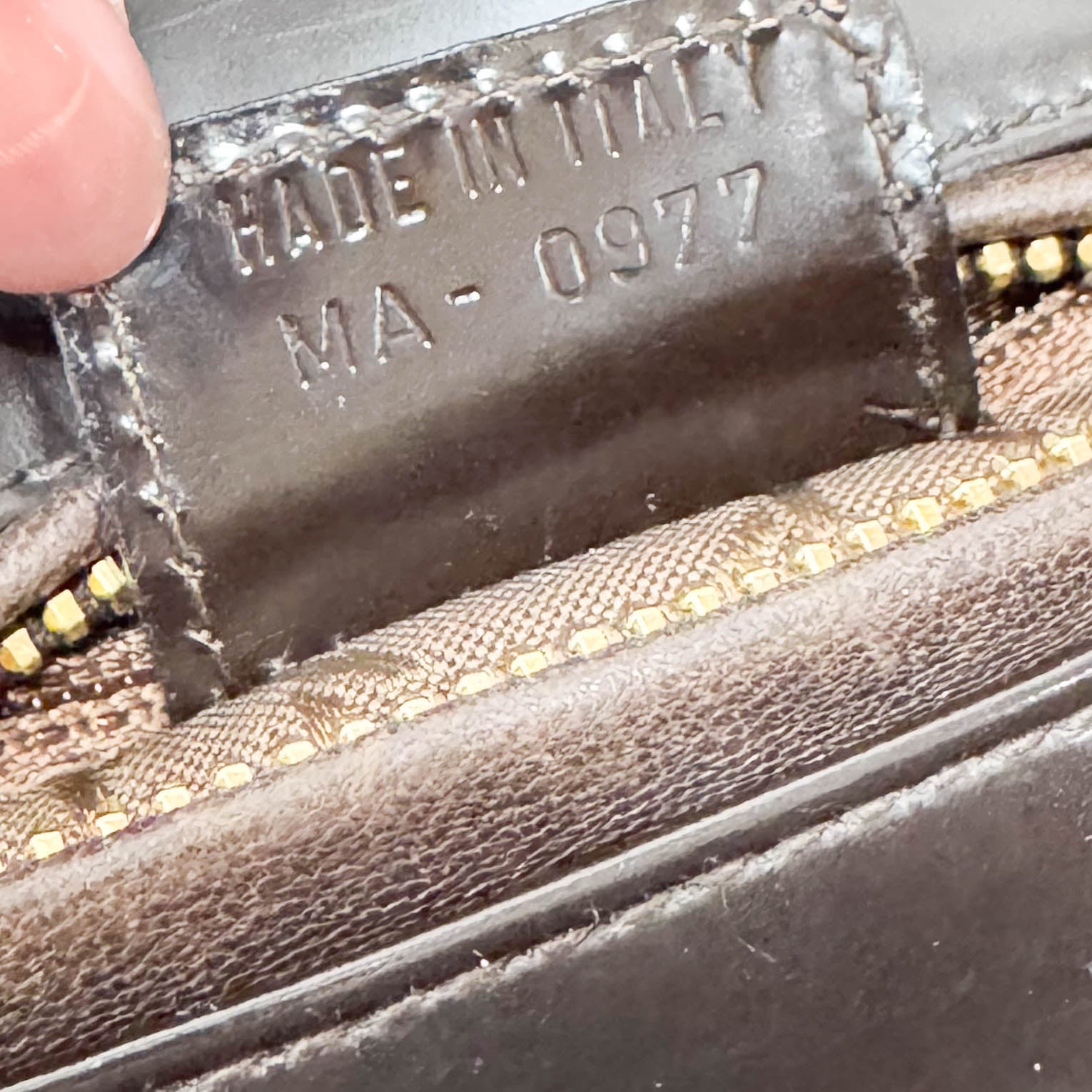 Lady Dior Leopard Pony Hair Hand Bag