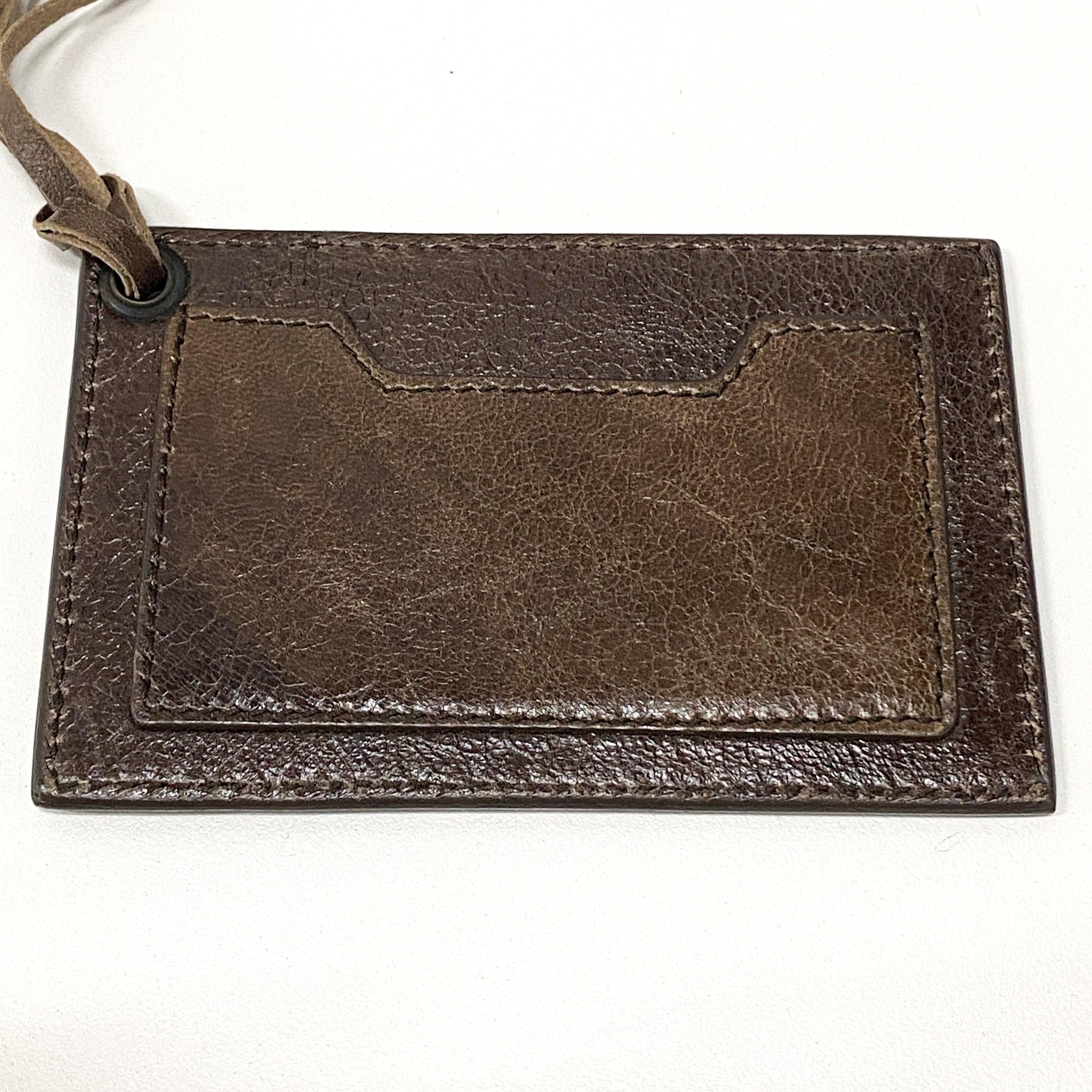 The First Brown Leather Hand Bag