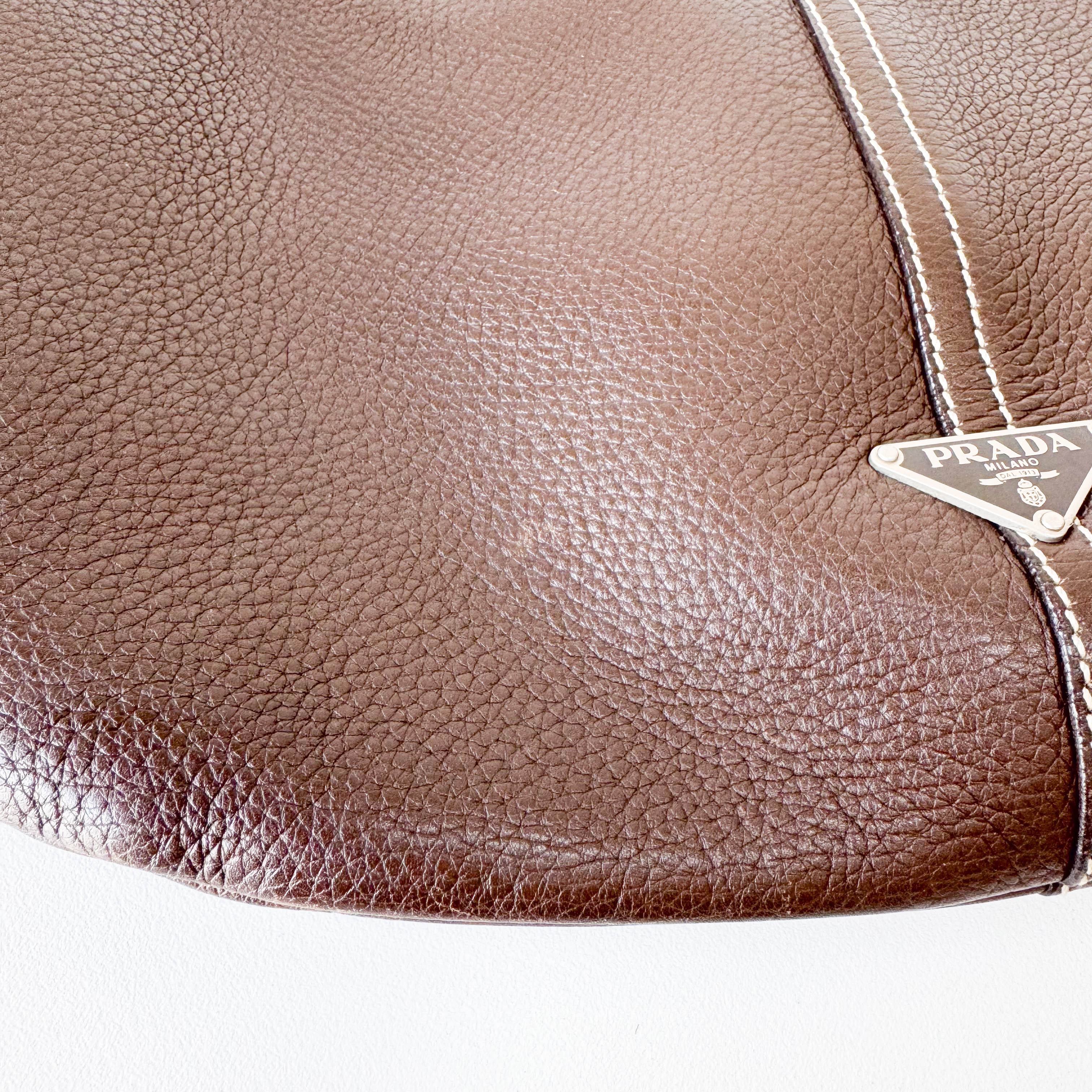 Brown Leather Shoulder Bag