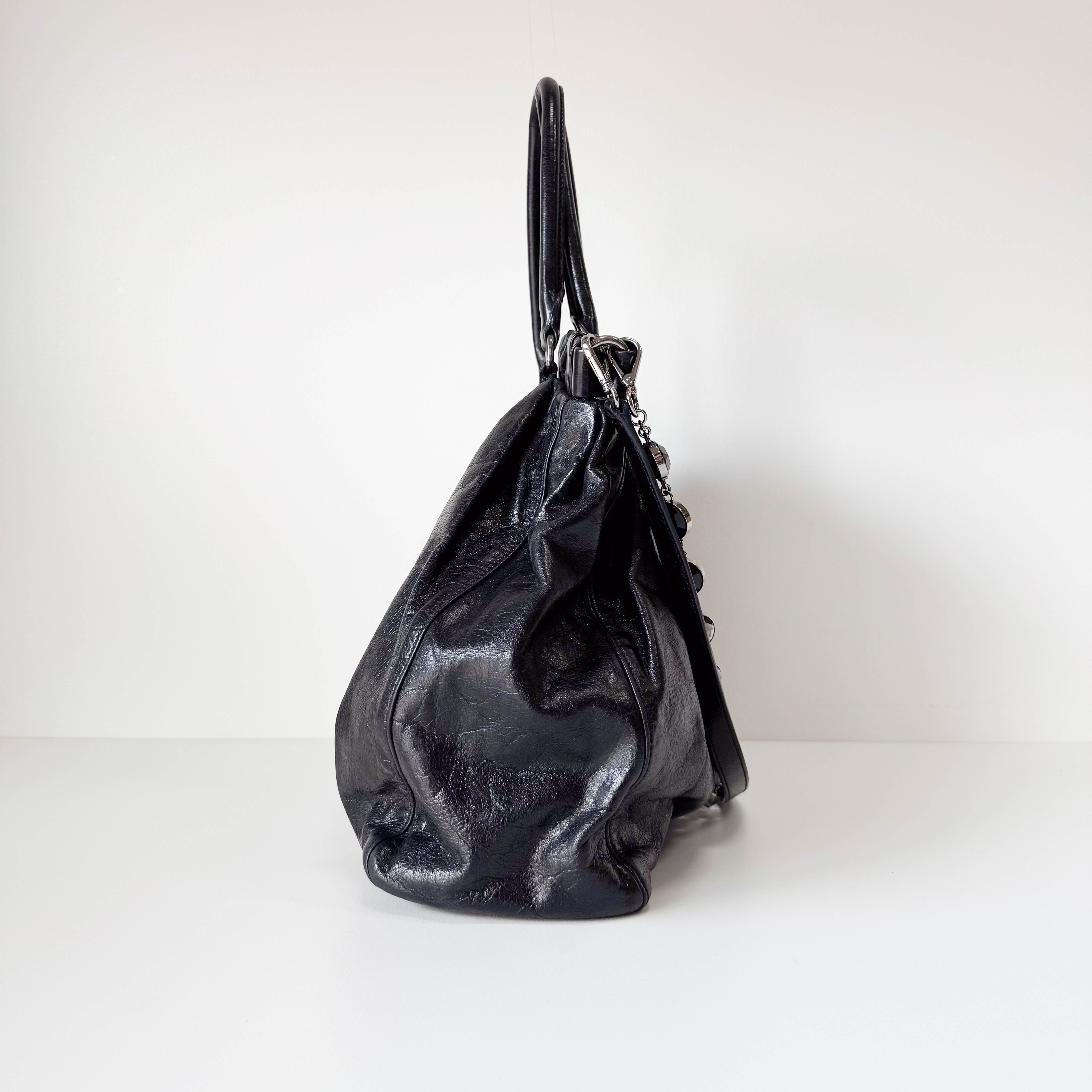 MIU MIU Black Leather Shoulder Bag – HIVE PRELOVED