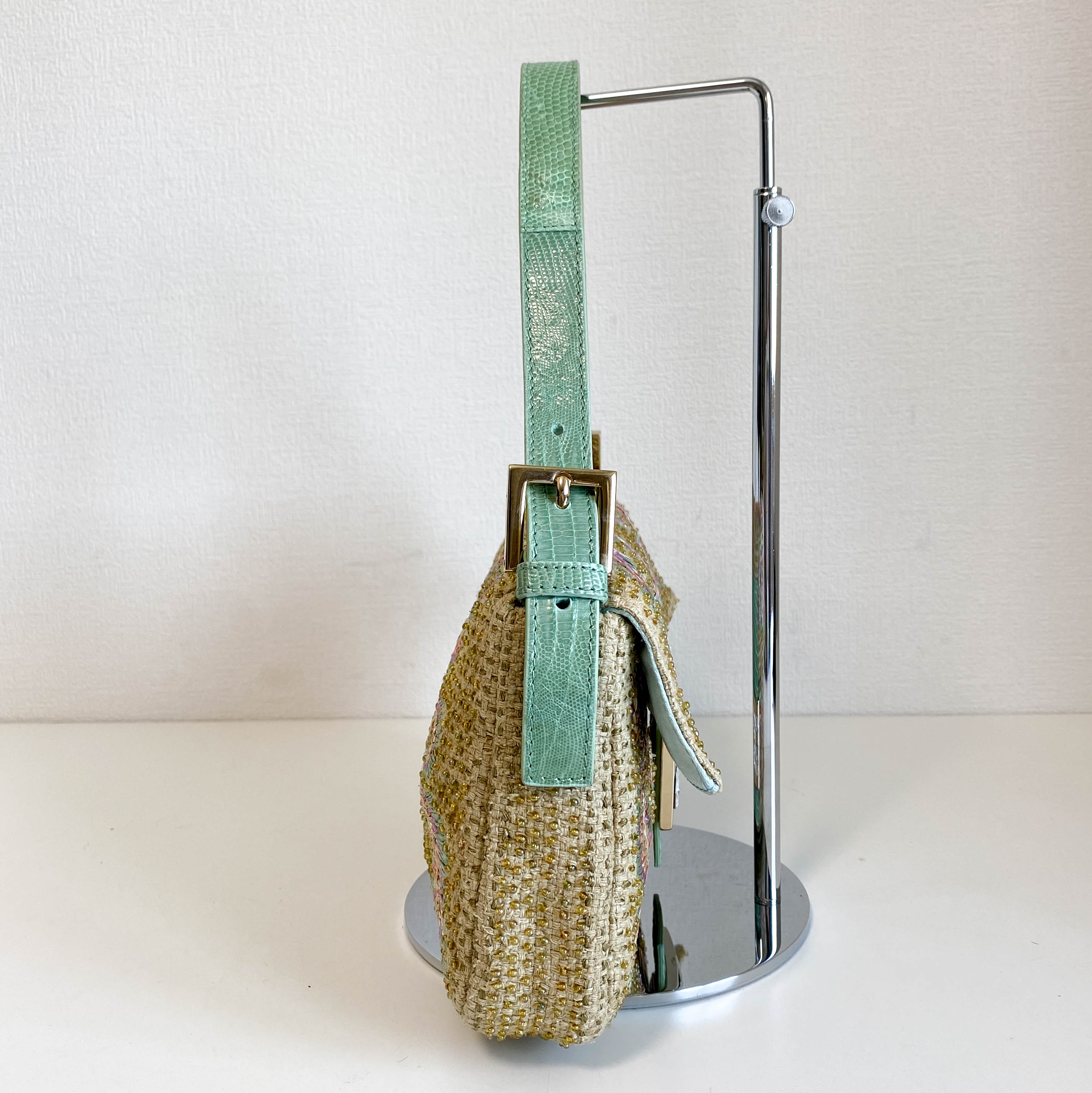 Limited Edition Baguette Embroidered with Beads Shoulder Bag