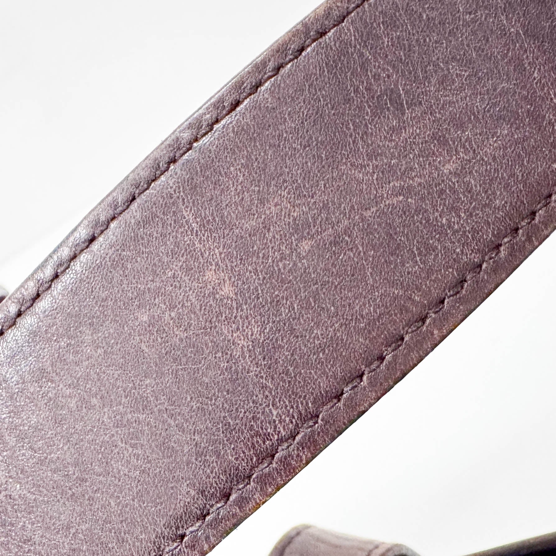 Jackie Ophidia Sherry Line Brown Suede Shoulder Bag