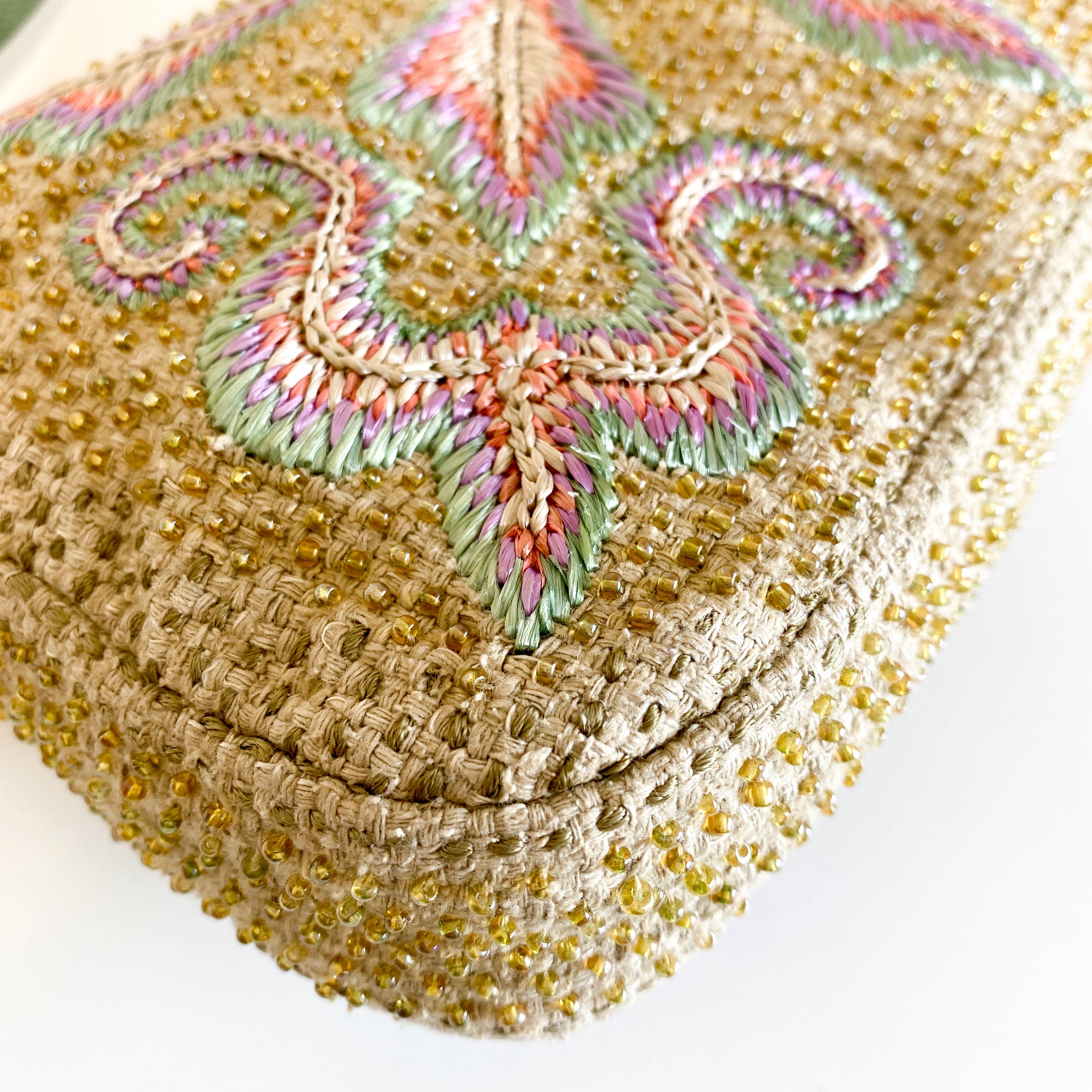 Limited Edition Baguette Embroidered with Beads Shoulder Bag