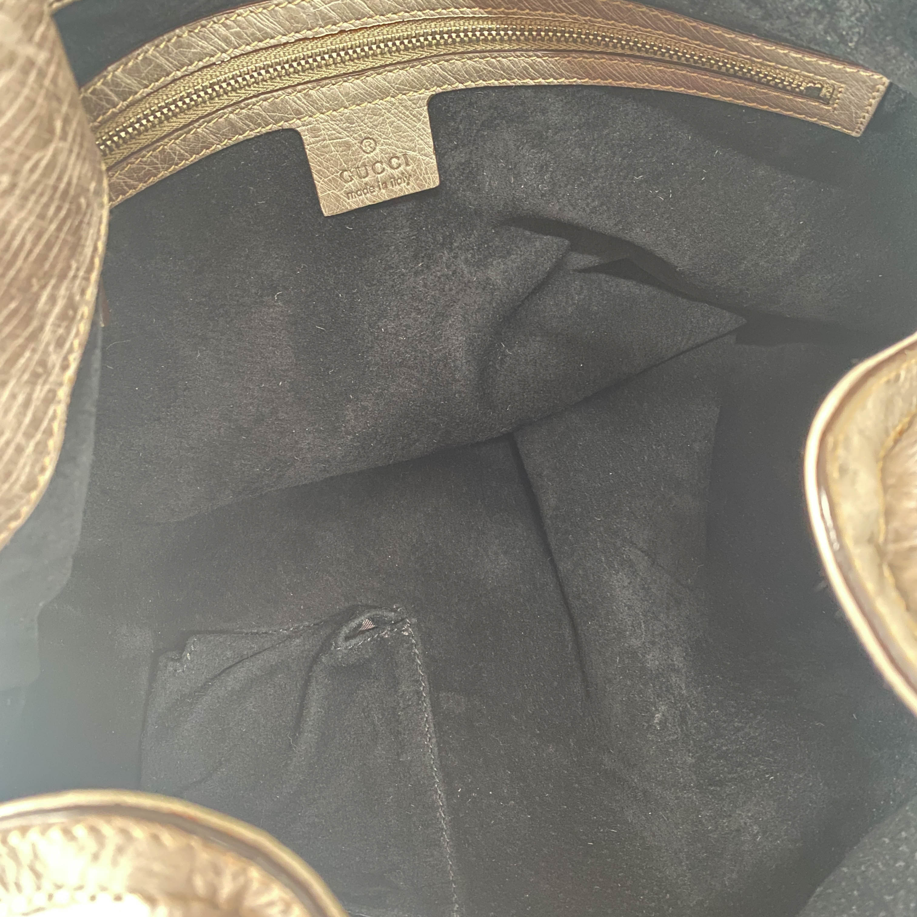 Grey Fur Two Way Bag