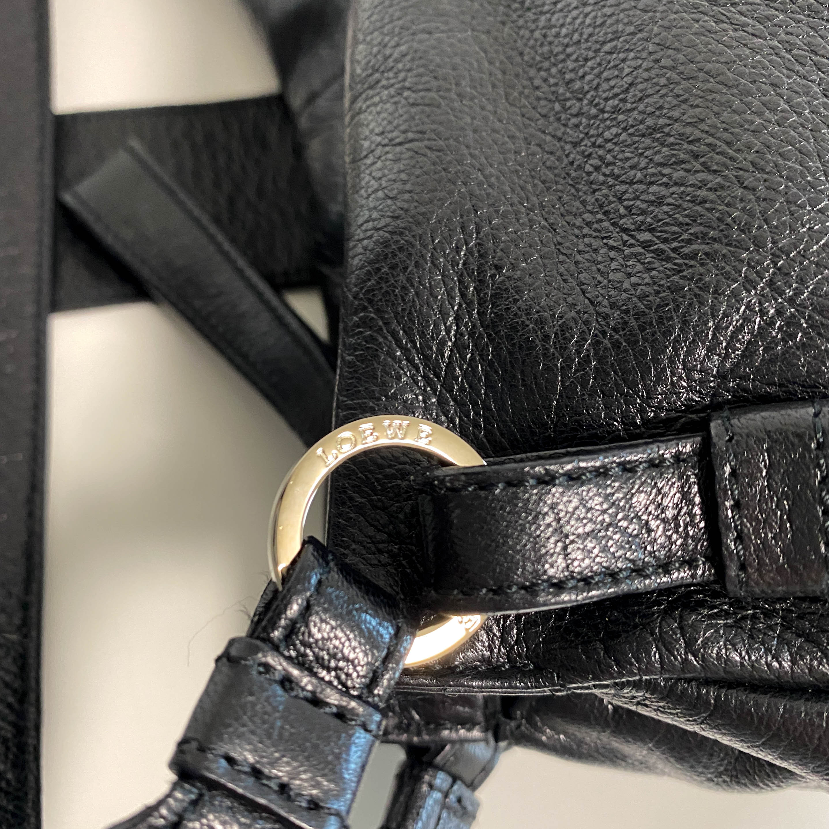 Archive Black Leather Shoulder Bag