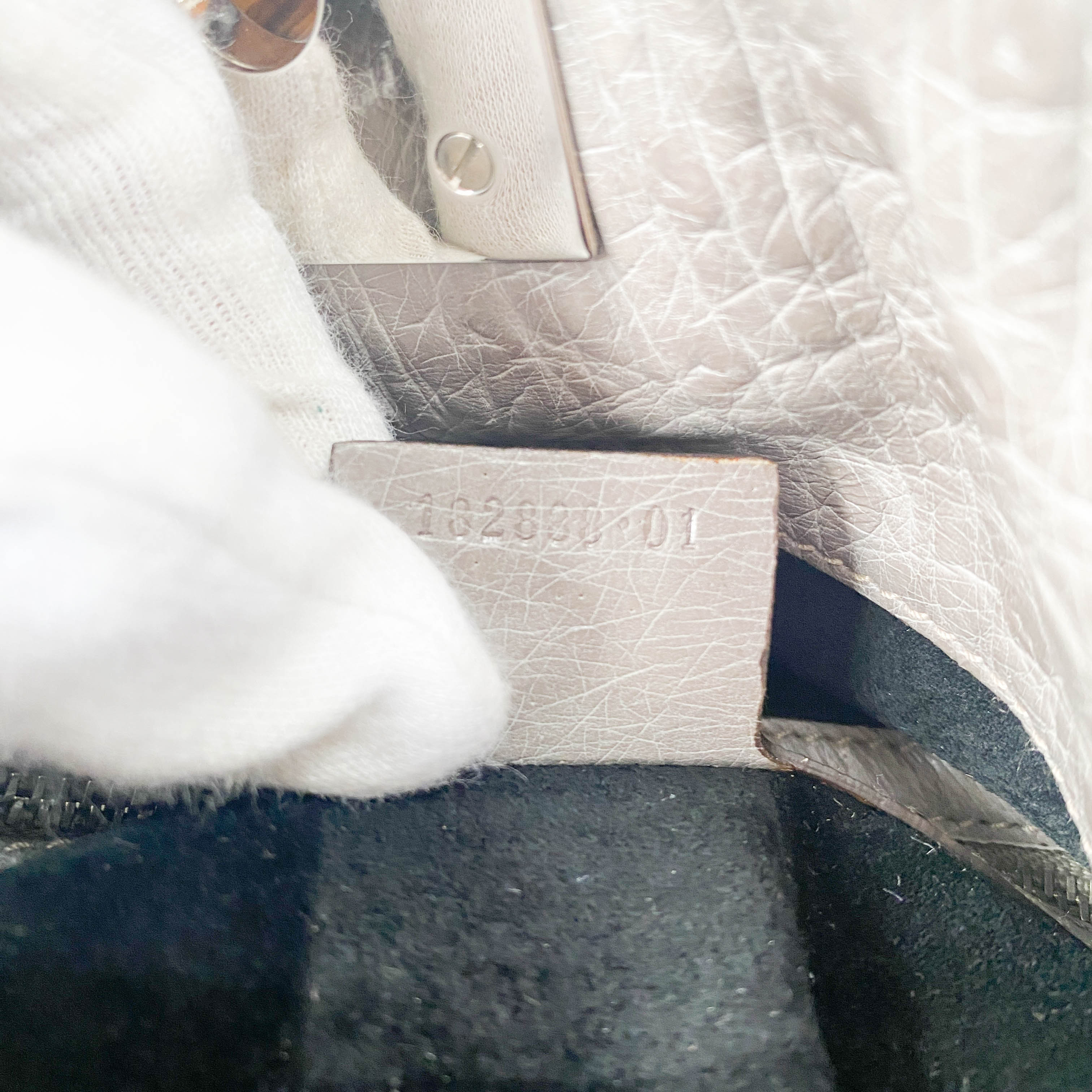 Grey Fur Two Way Bag