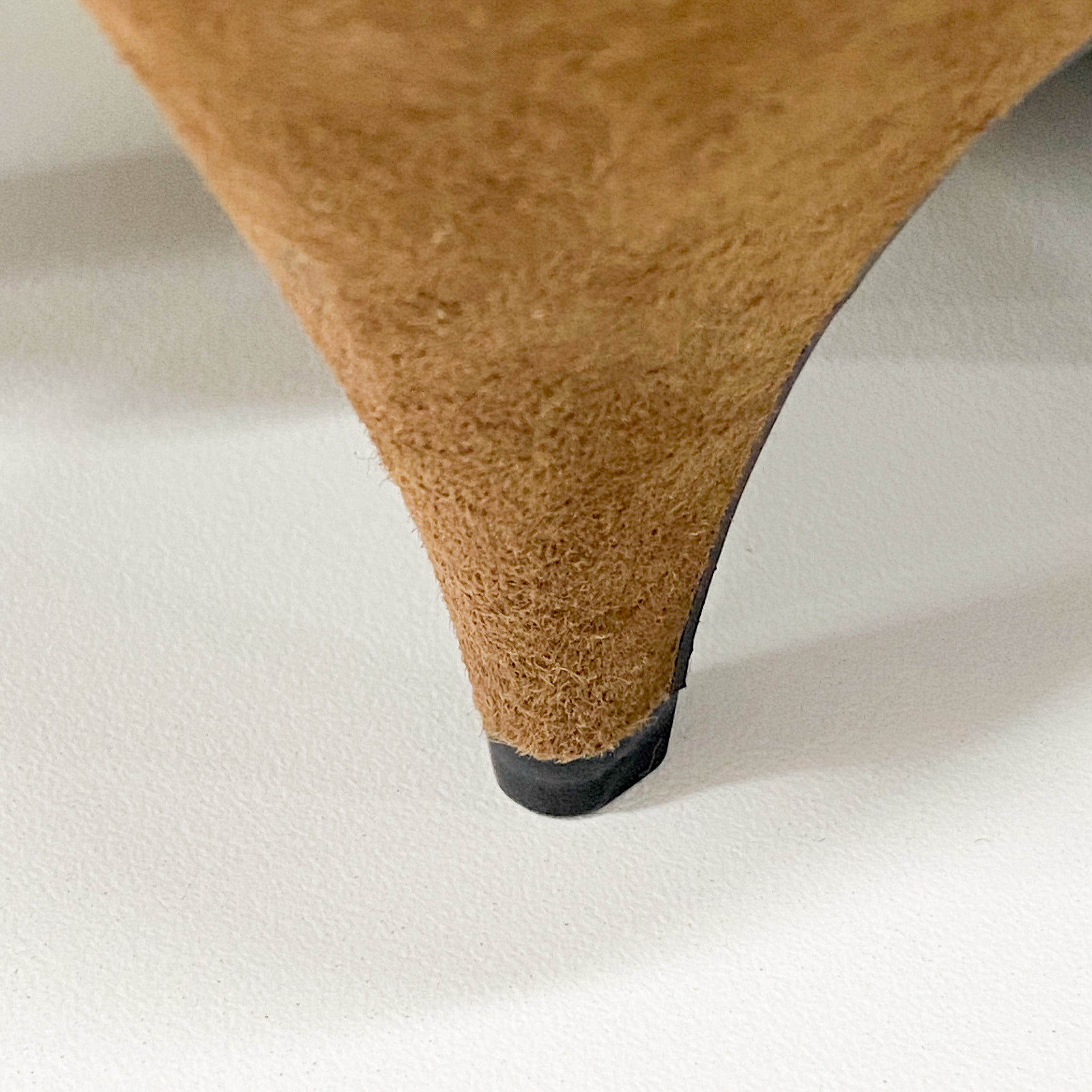 Vintage YSL Brown Suede Heels Size EU36