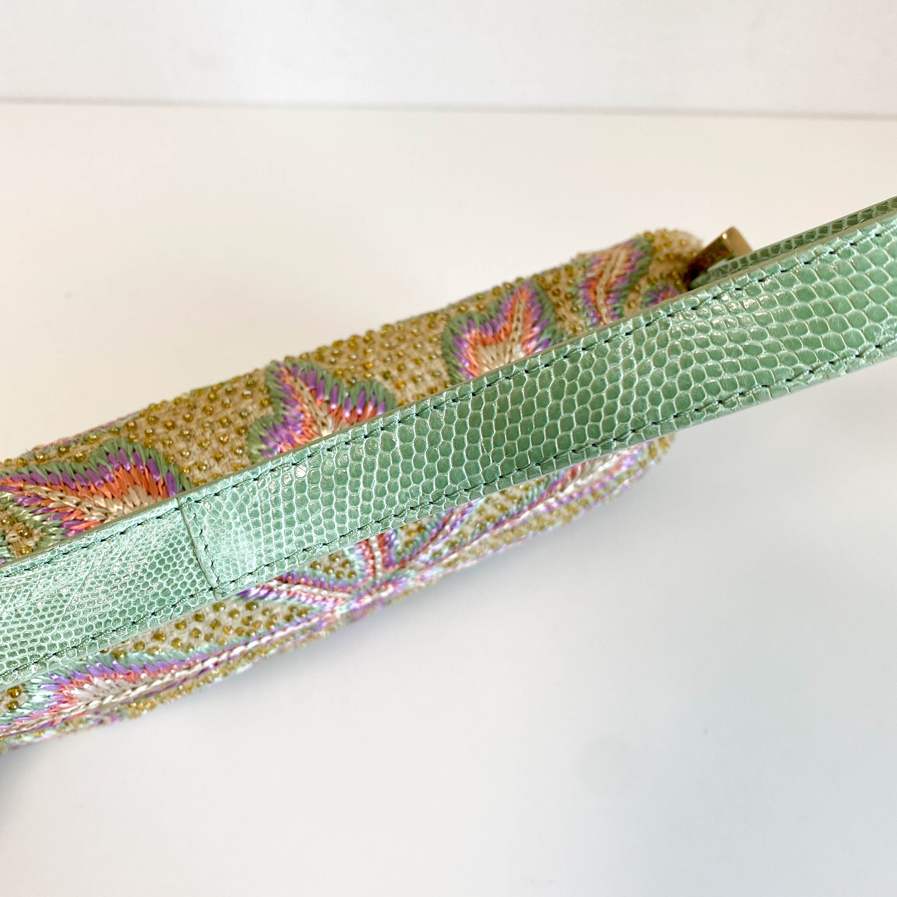 Limited Edition Baguette Embroidered with Beads Shoulder Bag