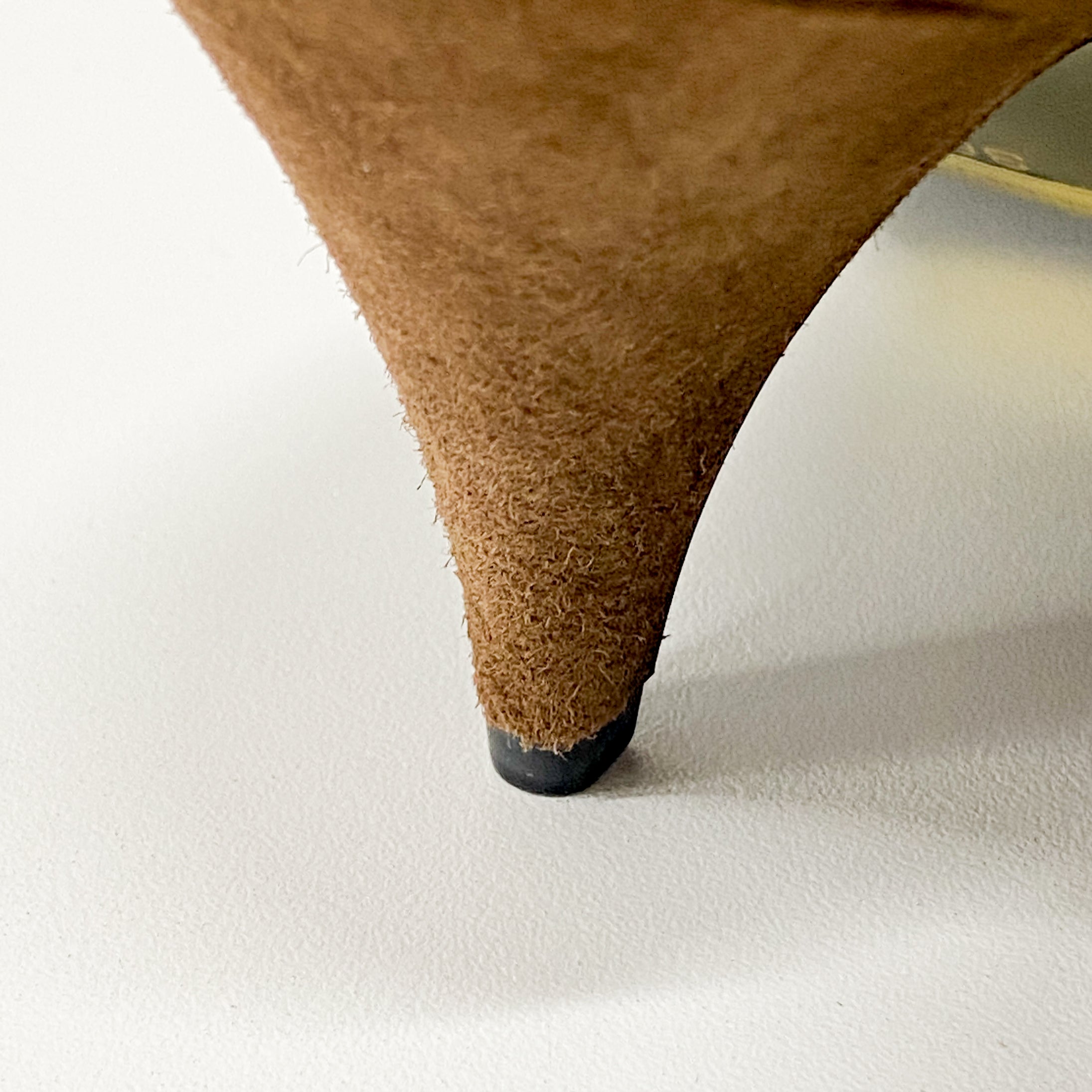 Vintage YSL Brown Suede Heels Size EU36