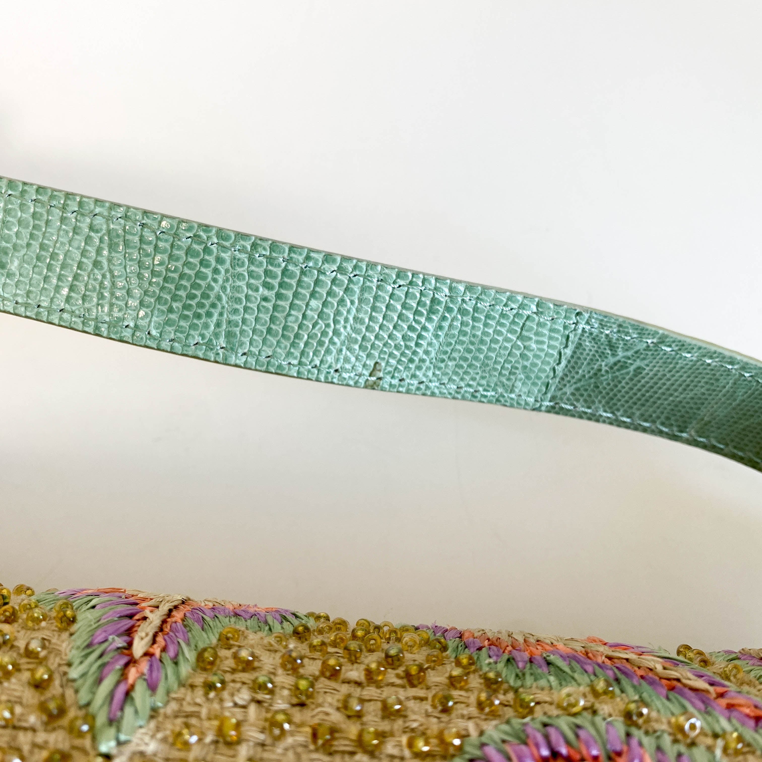 Limited Edition Baguette Embroidered with Beads Shoulder Bag