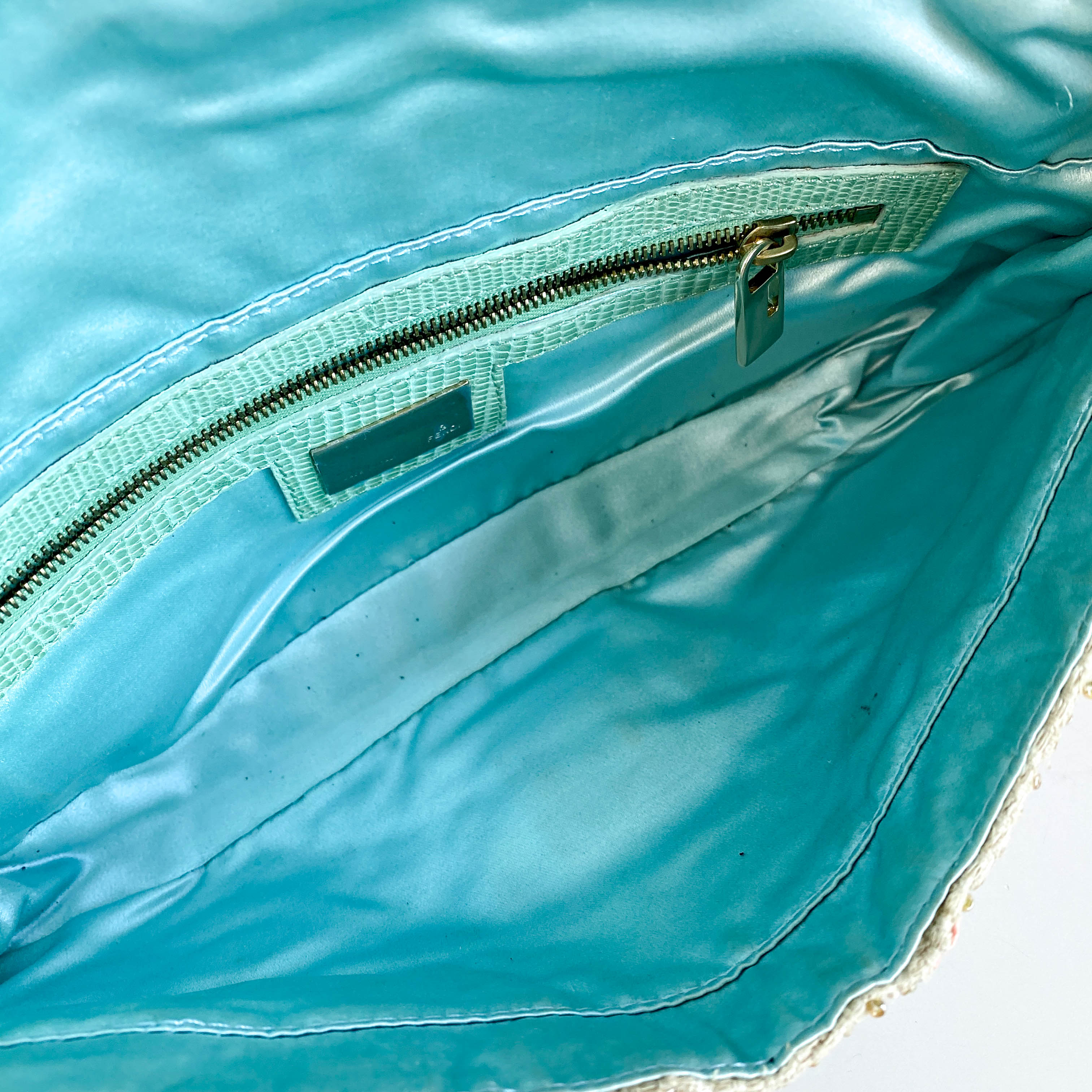 Limited Edition Baguette Embroidered with Beads Shoulder Bag