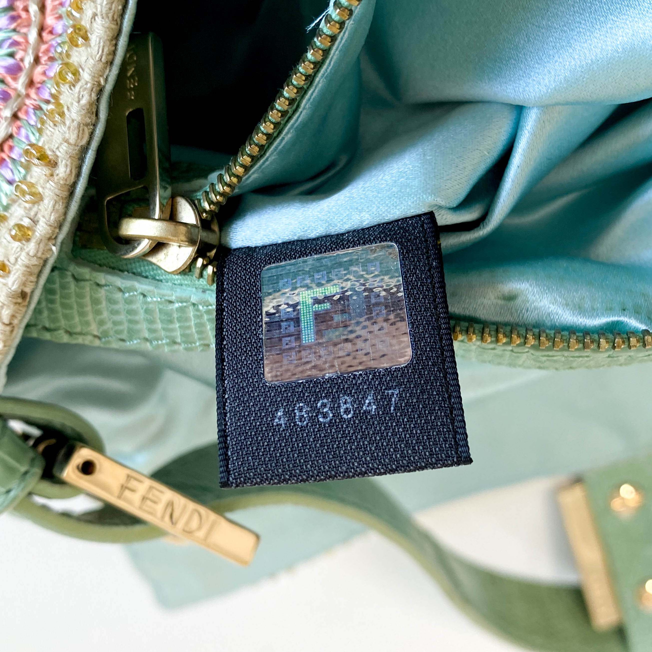 Limited Edition Baguette Embroidered with Beads Shoulder Bag