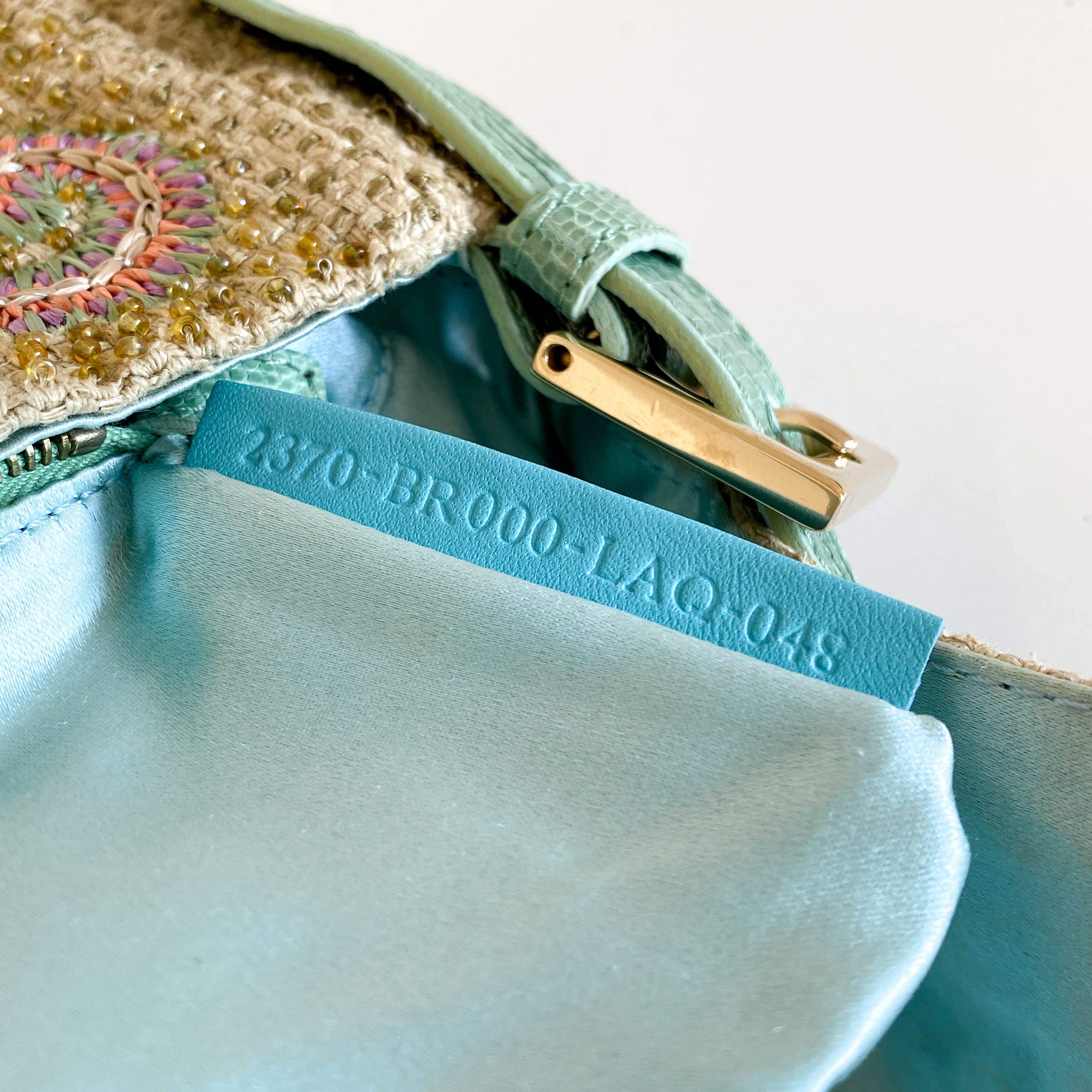 Limited Edition Baguette Embroidered with Beads Shoulder Bag