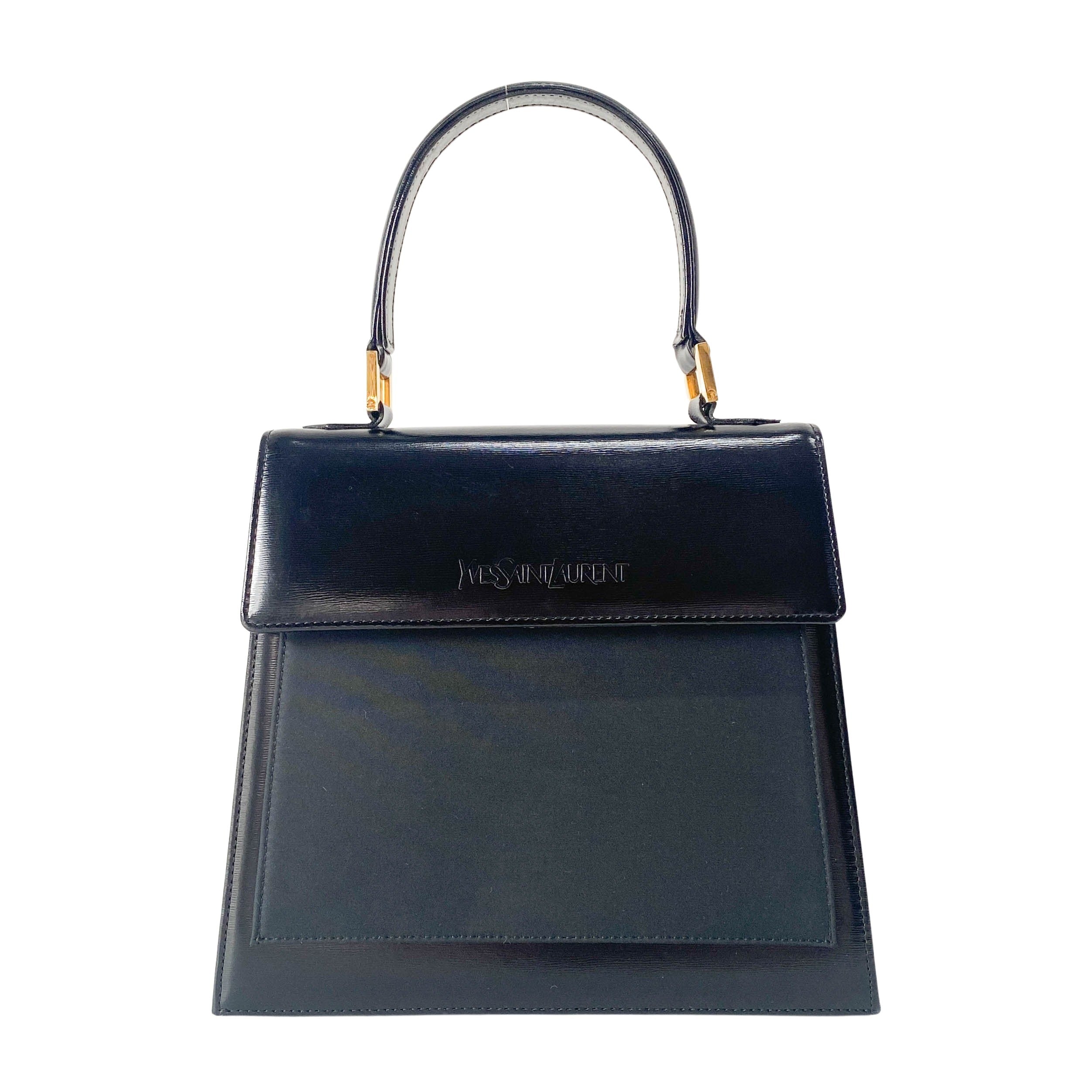 Black Leather Handbag