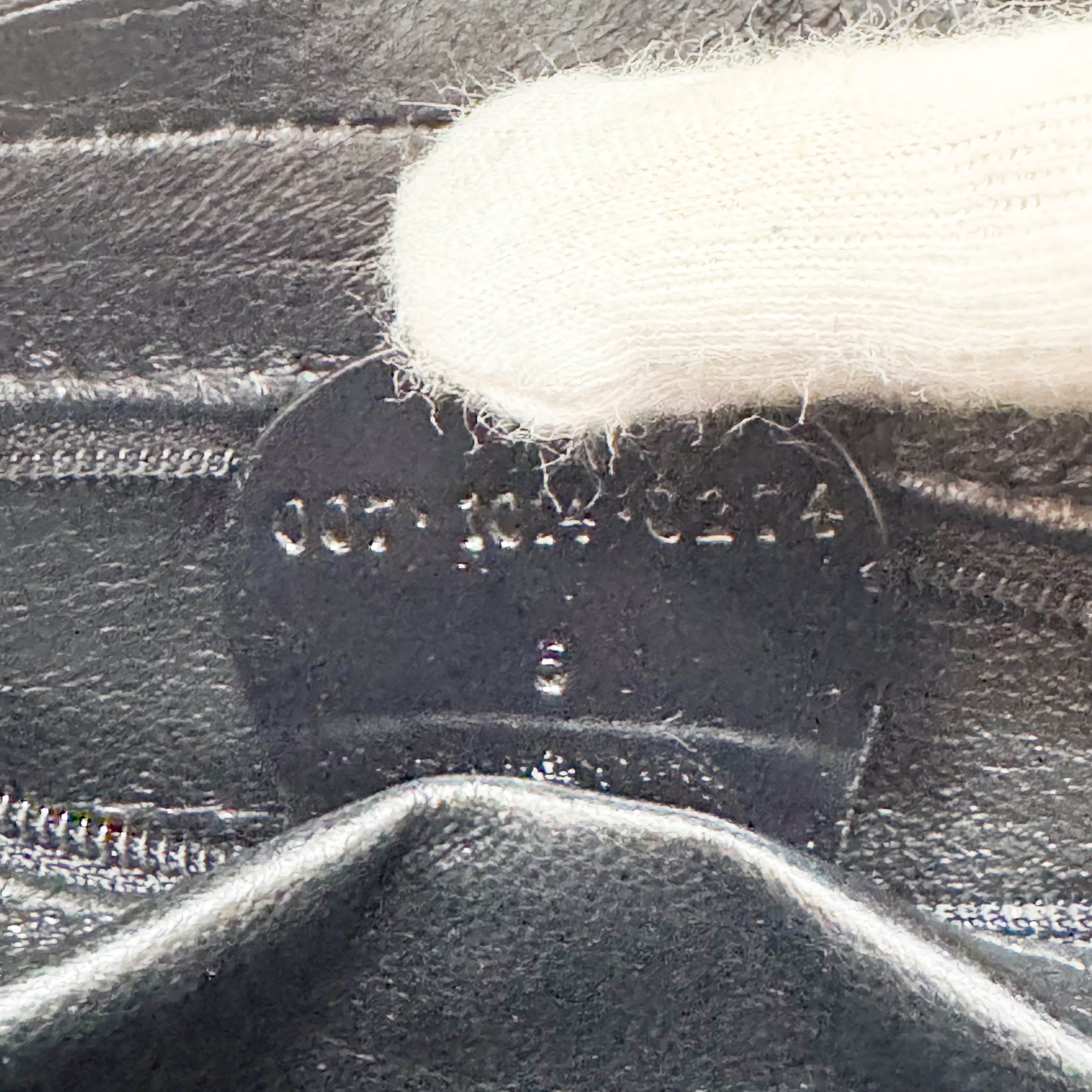 Black Croc Pattern Pony Hair Shoulder Bag