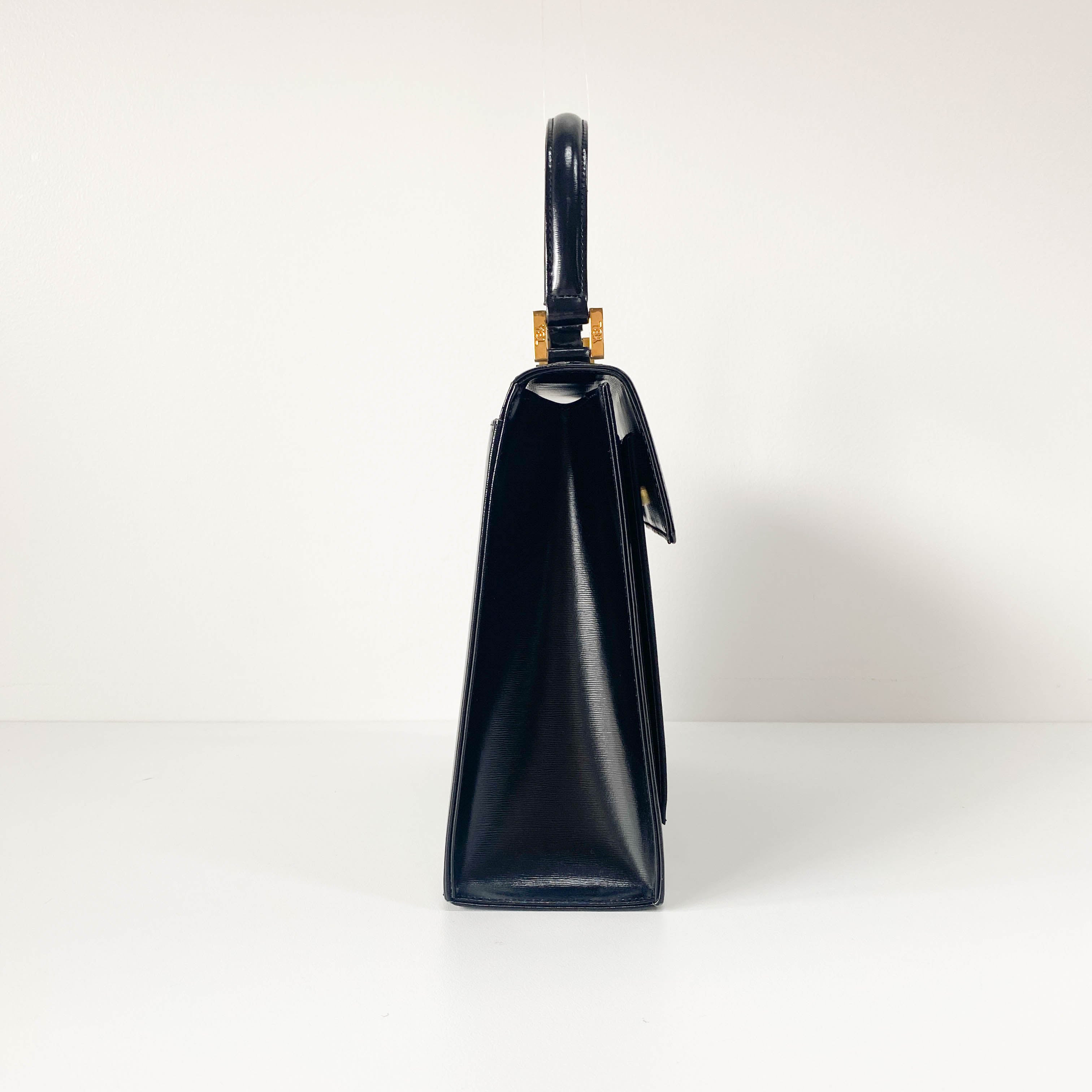 Black Leather Handbag