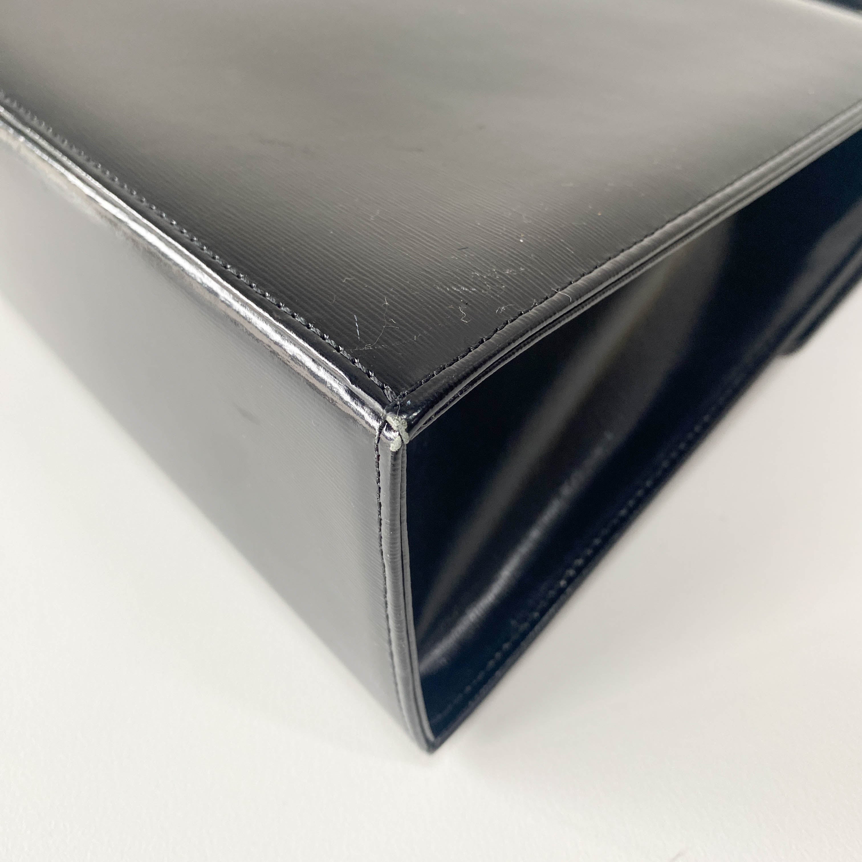 Black Leather Handbag