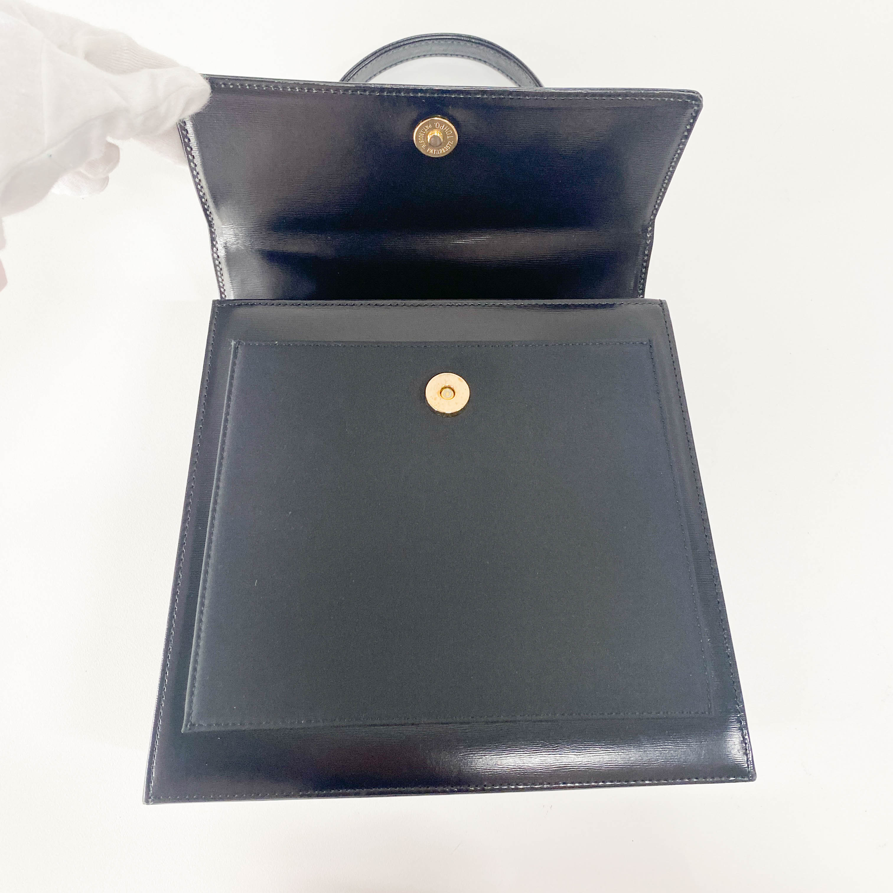 Black Leather Handbag