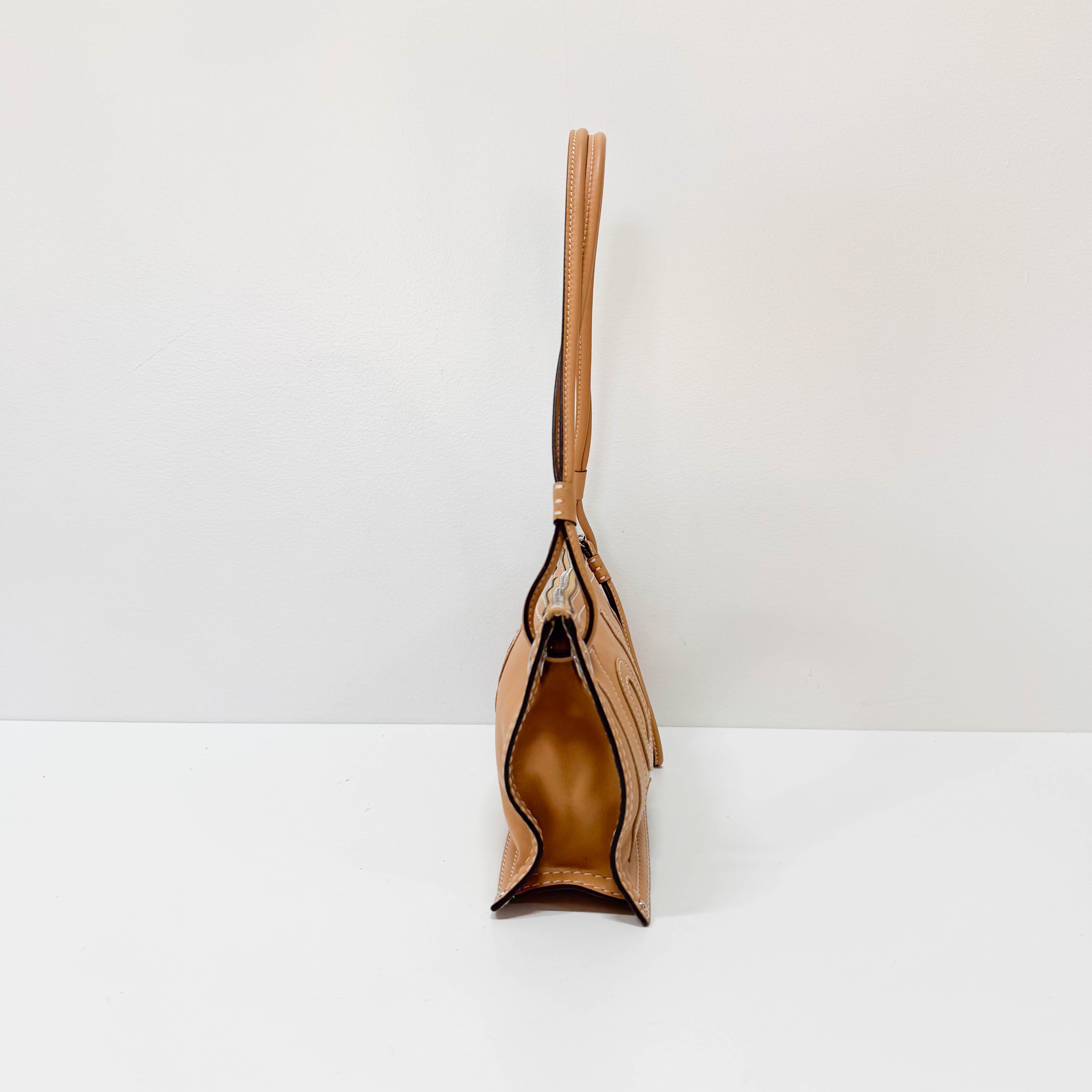 Brown Leather Shoulder Bag