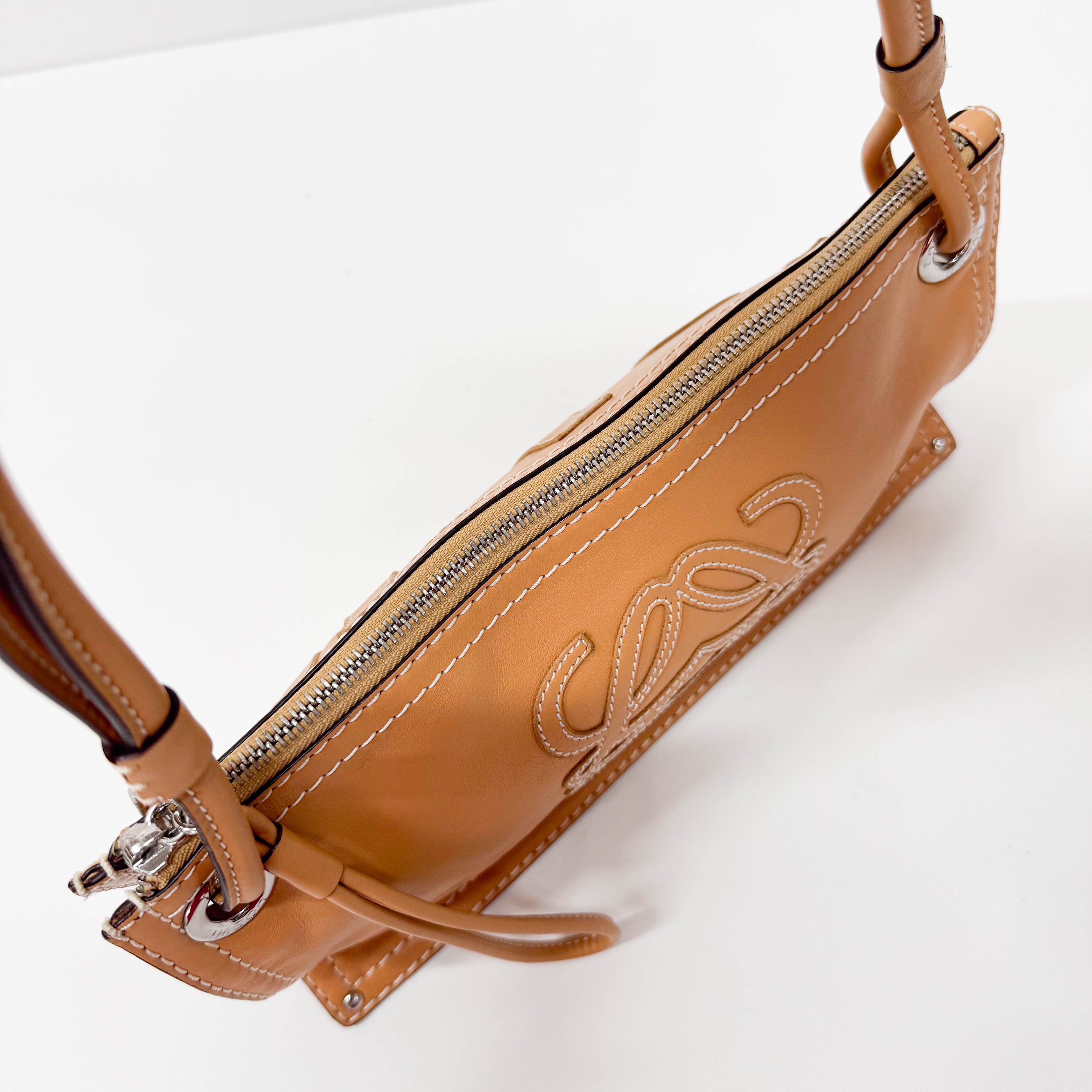 Brown Leather Shoulder Bag