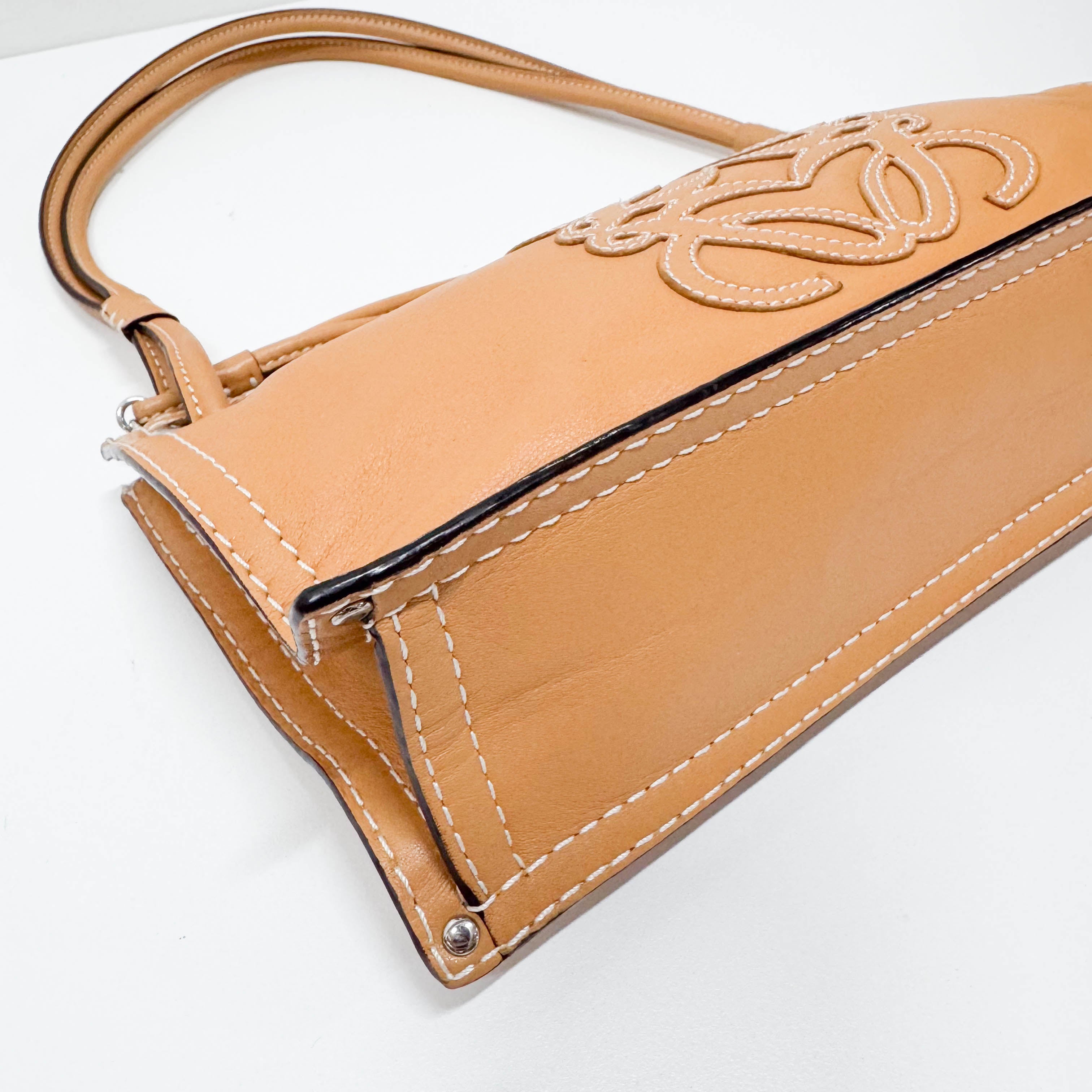 Brown Leather Shoulder Bag