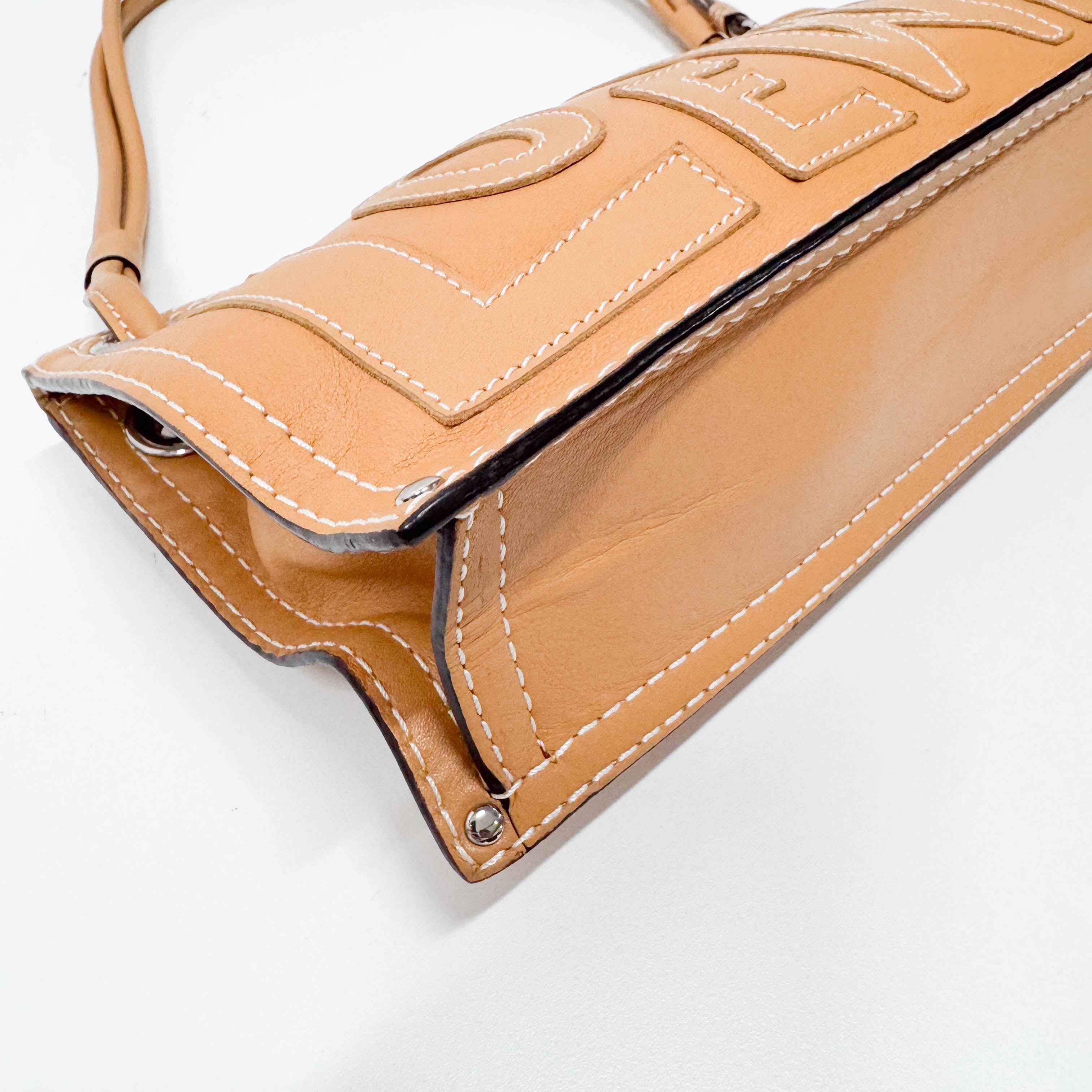 Brown Leather Shoulder Bag