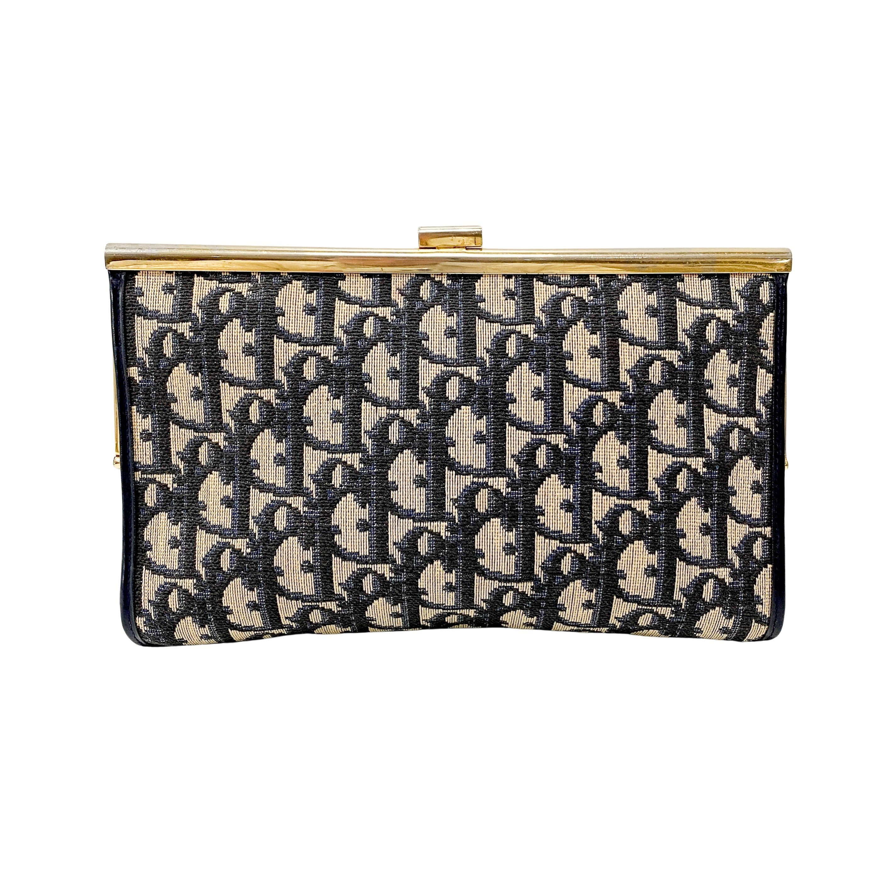 Navy Trotter Clutch Bag