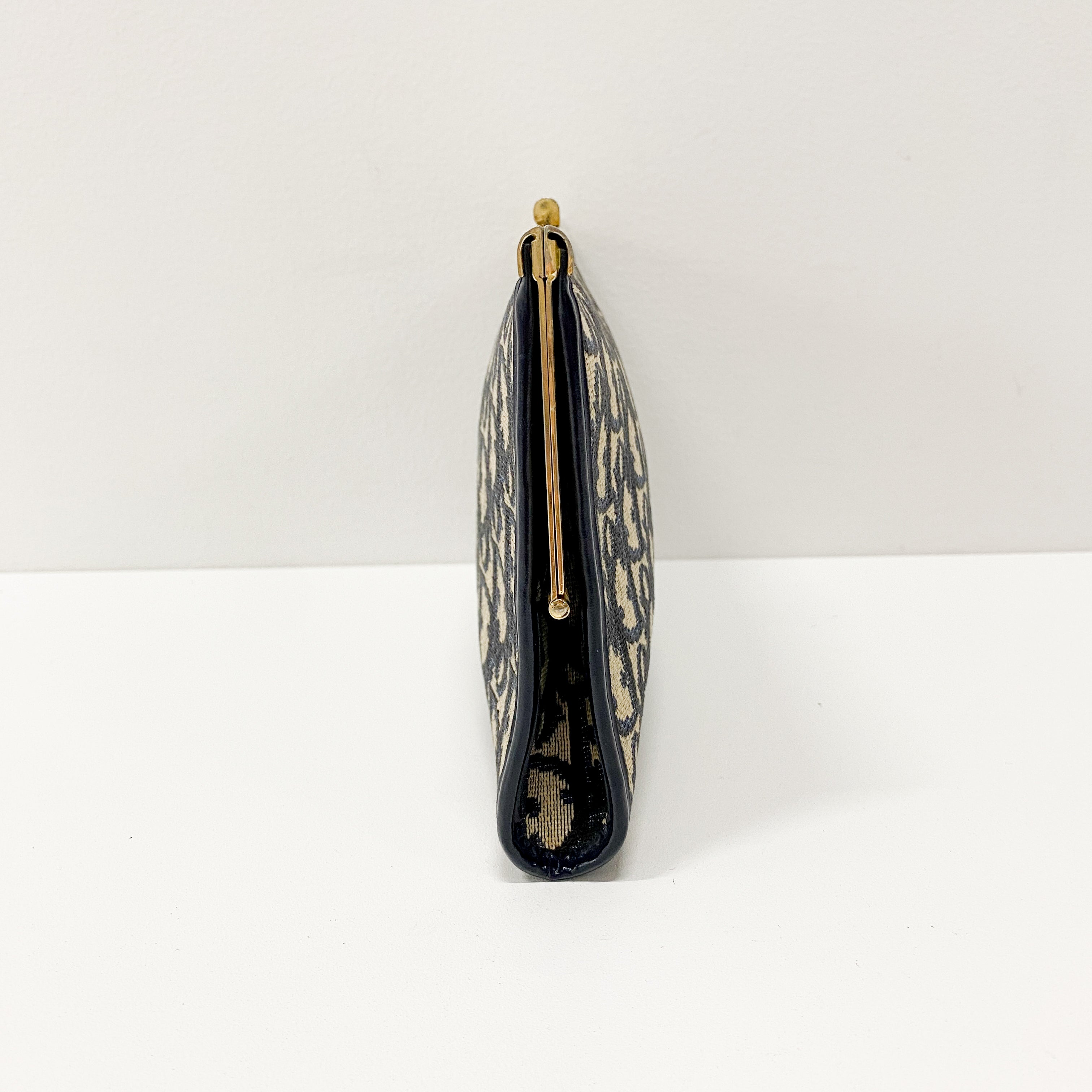 Navy Trotter Clutch Bag