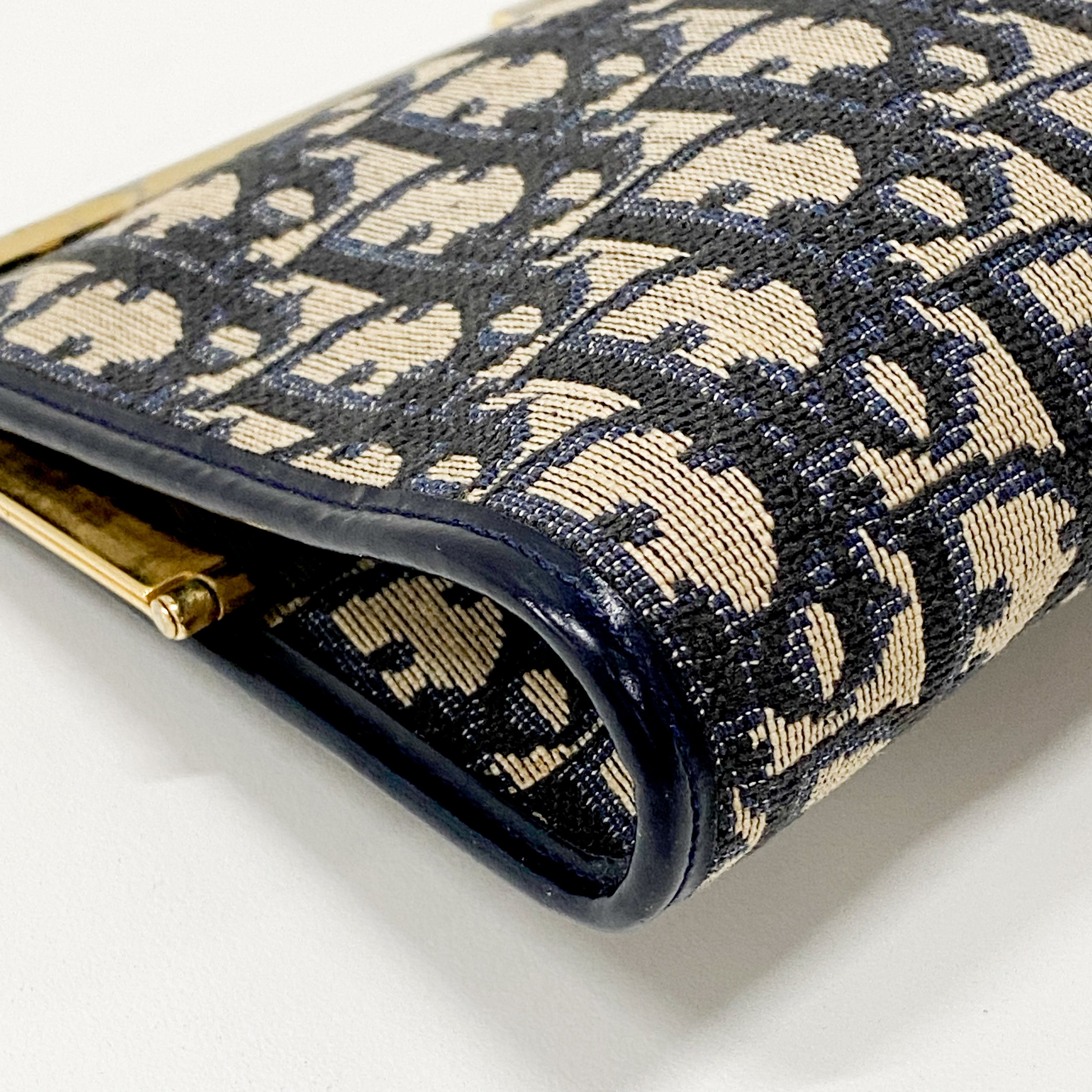 Navy Trotter Clutch Bag