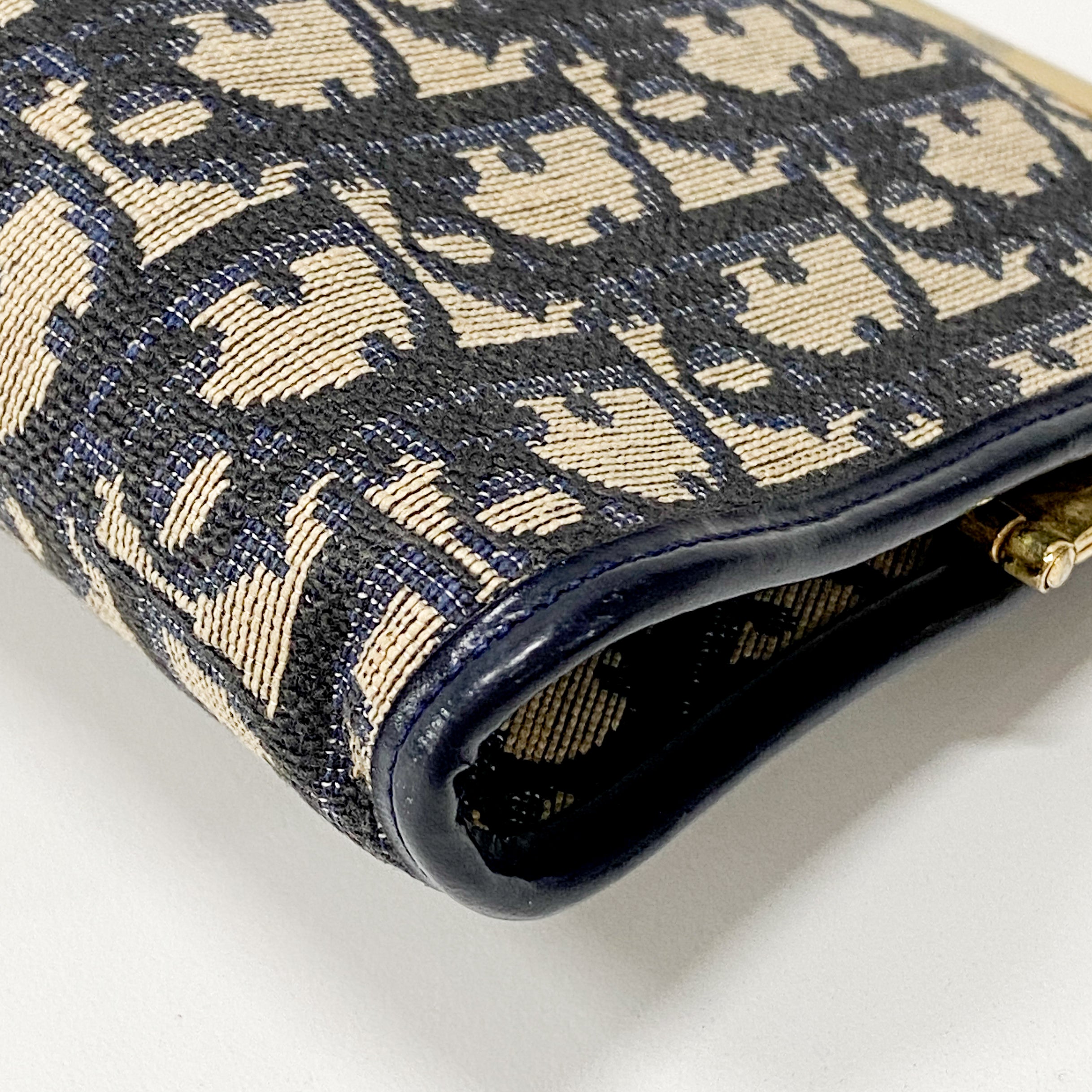 Navy Trotter Clutch Bag