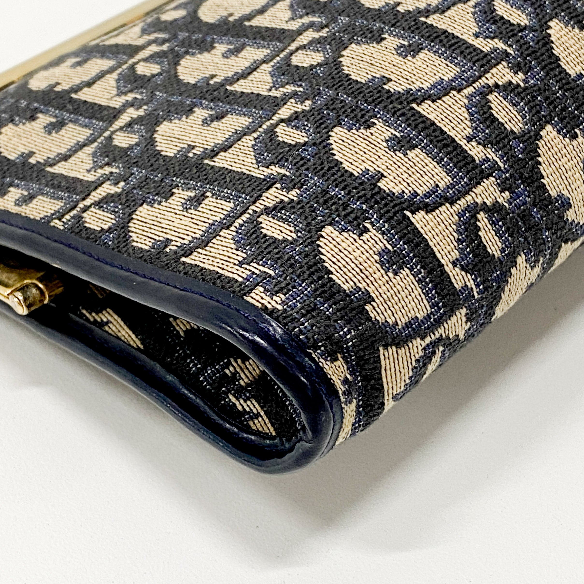 Navy Trotter Clutch Bag