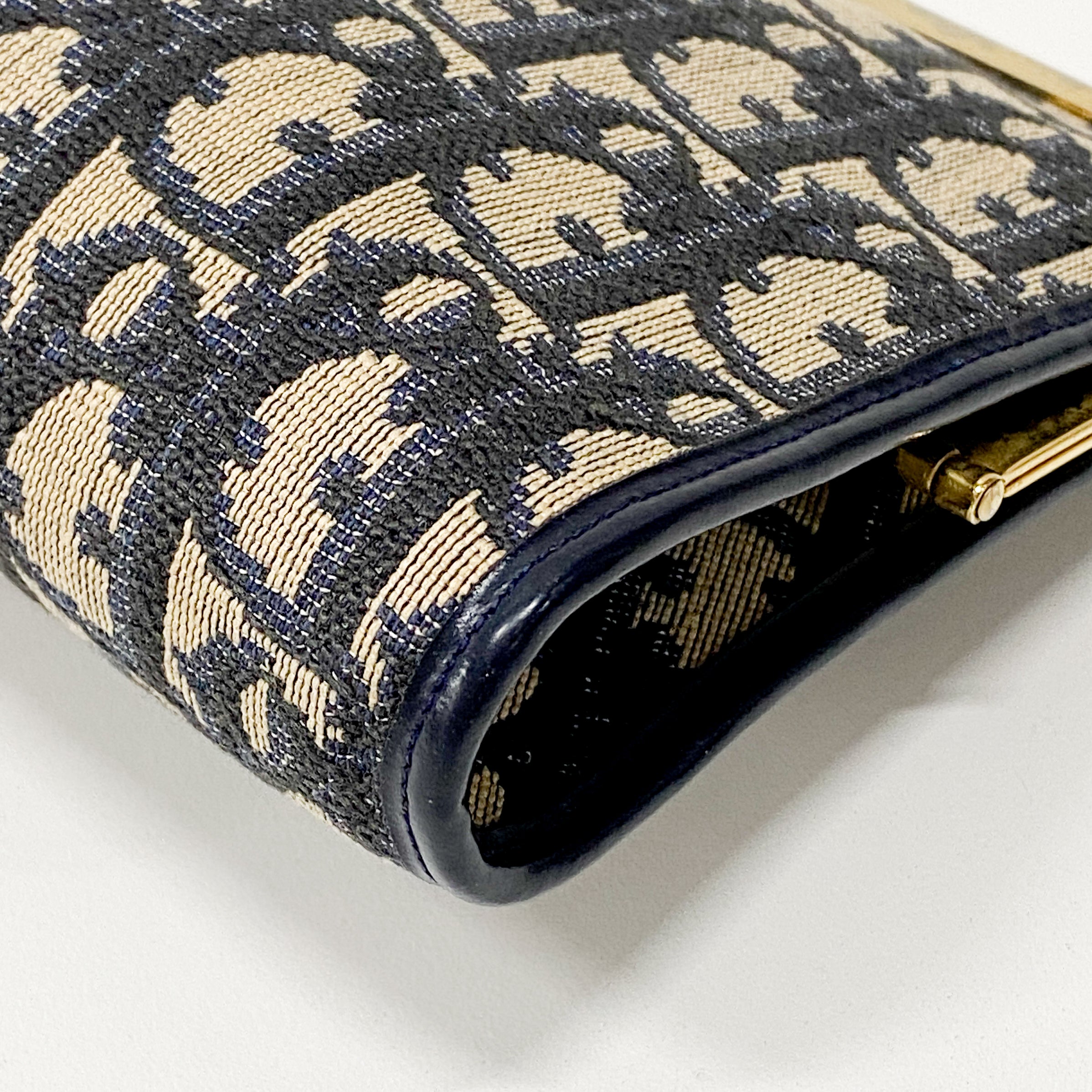 Navy Trotter Clutch Bag