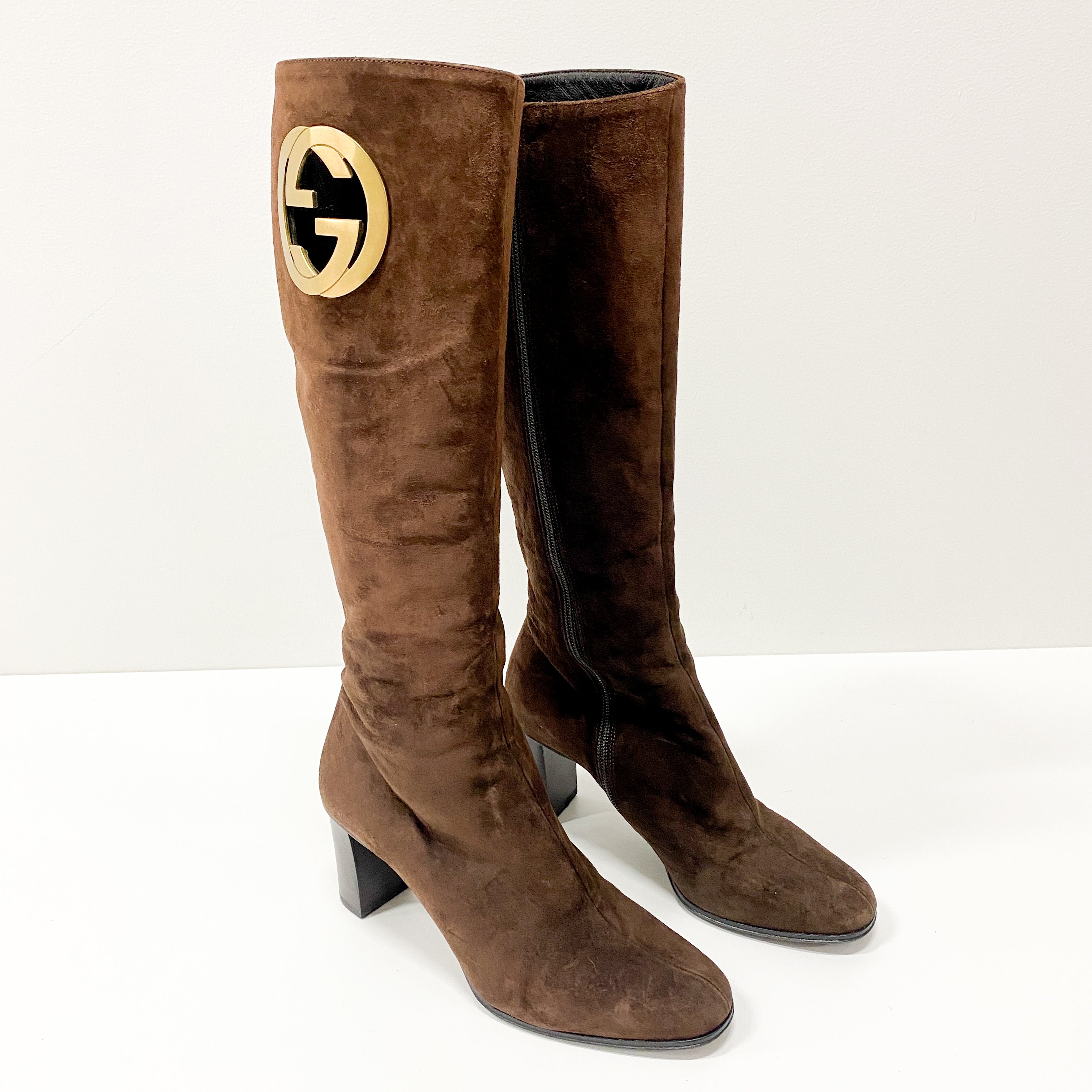 Marmont Brown Suede Boots