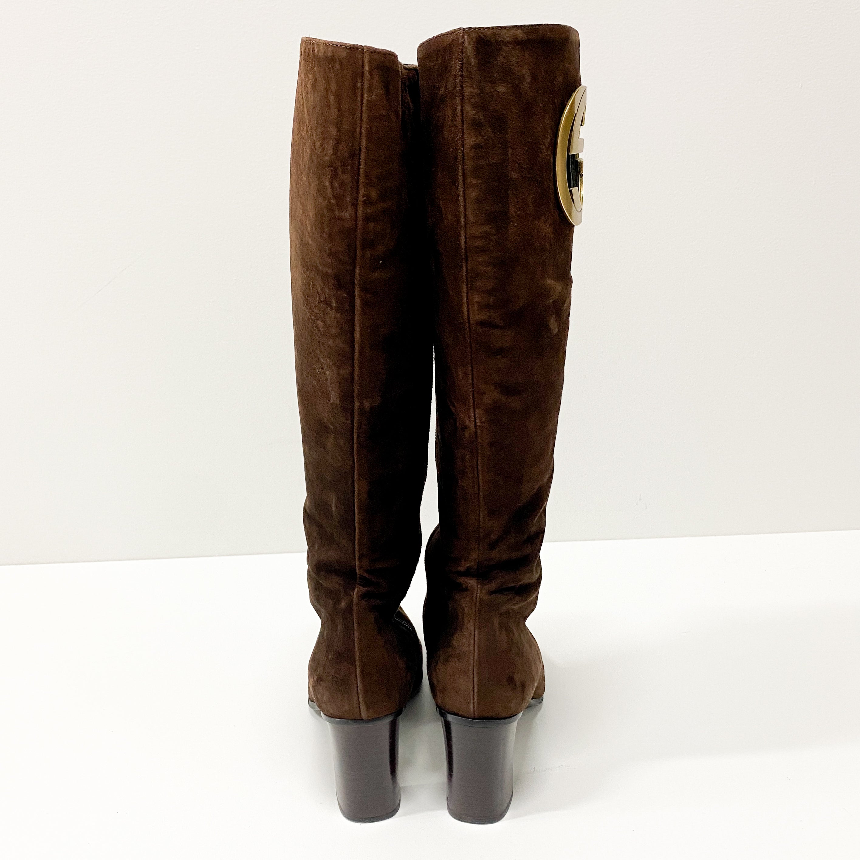 Marmont Brown Suede Boots