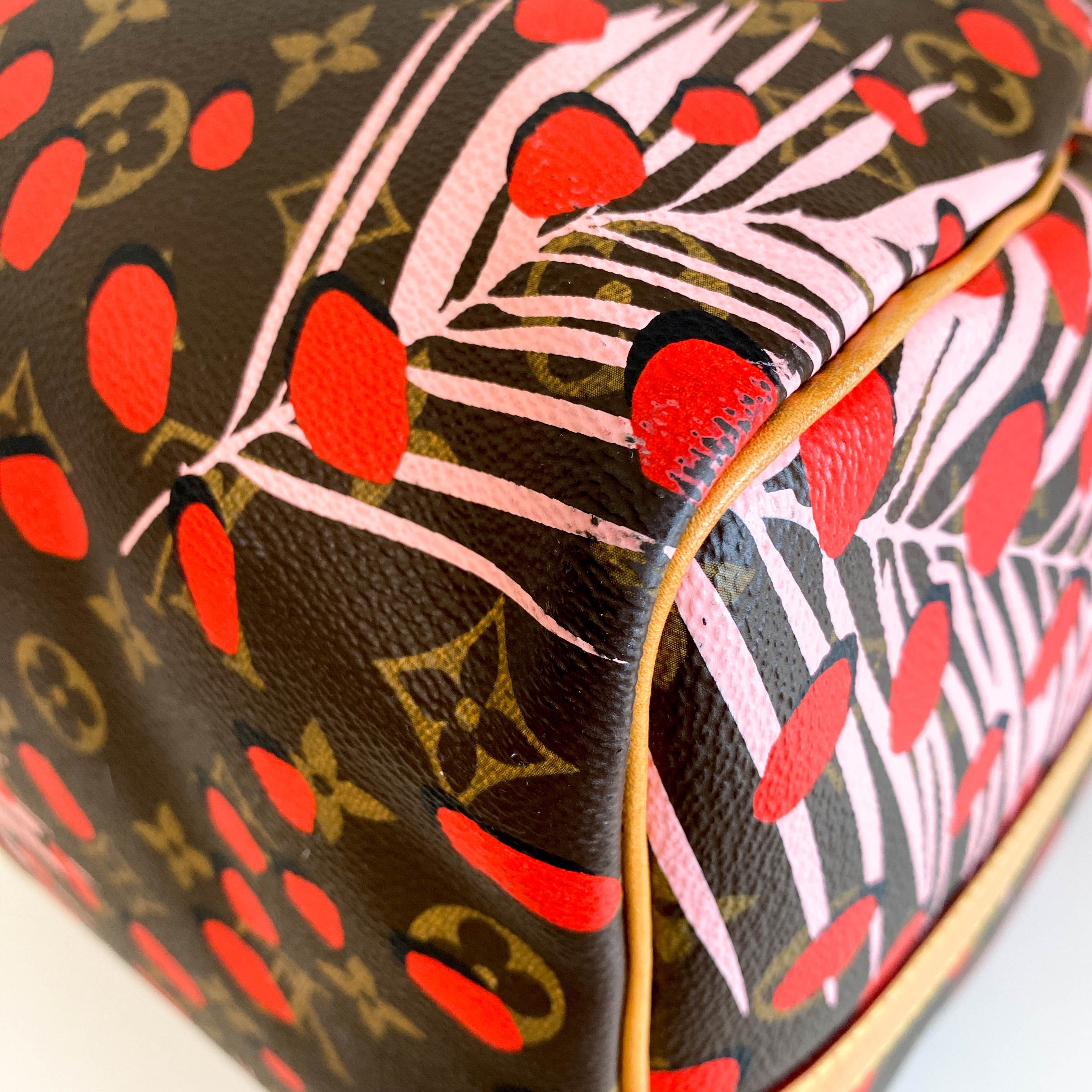 Monogram Jungle Dots Keepall Bandoulière 50 Sugar Pink Poppy