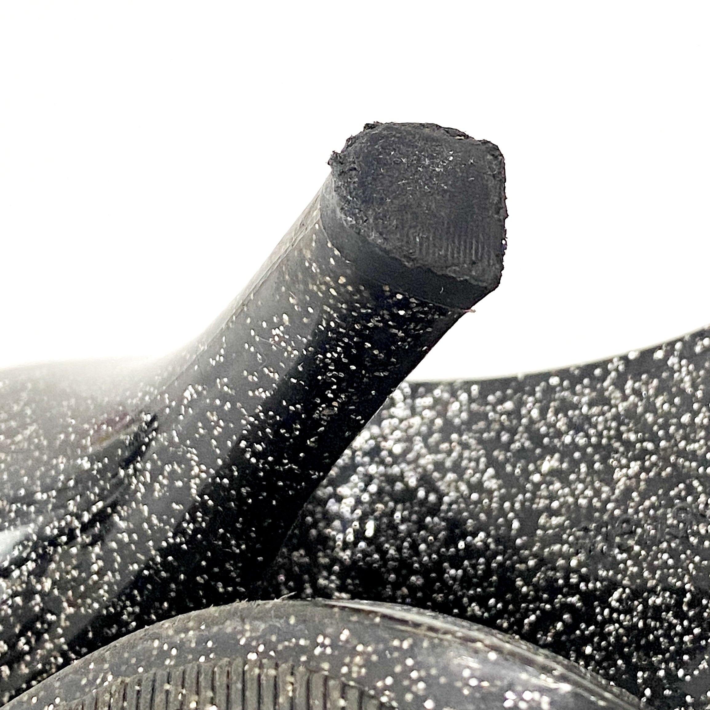 Melissa Black Glitter Heels SIZE USA7