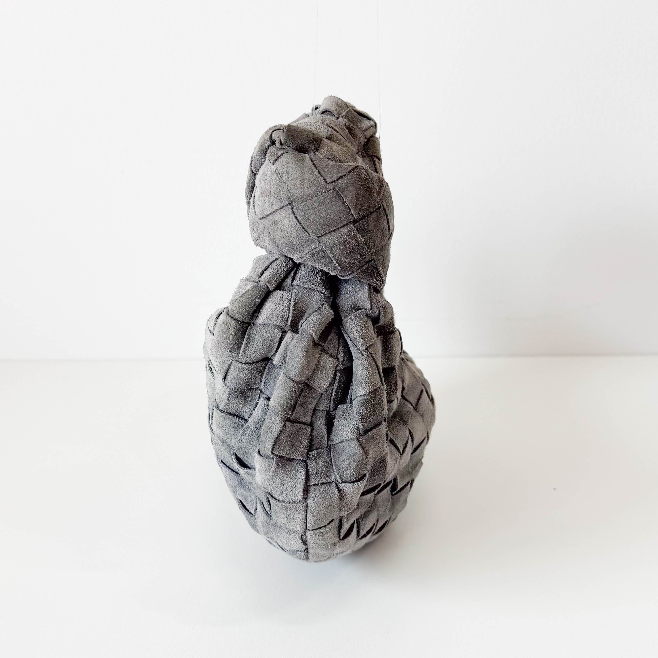 Thunder Intrecciato Suede Mini Jodie Grey